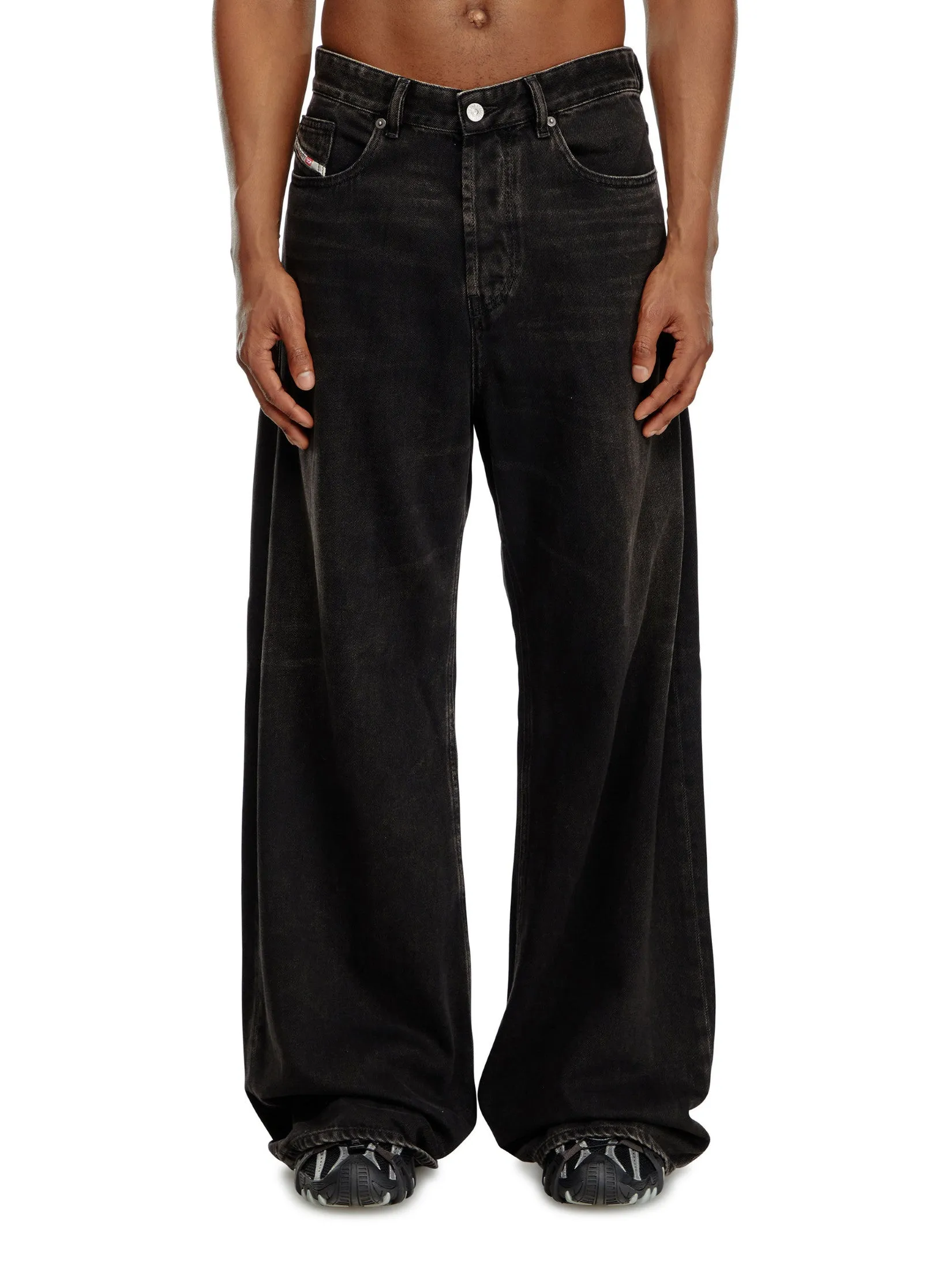 DIESEL Jeans Pants Men D-RISE L.30 TROUSERS Black
