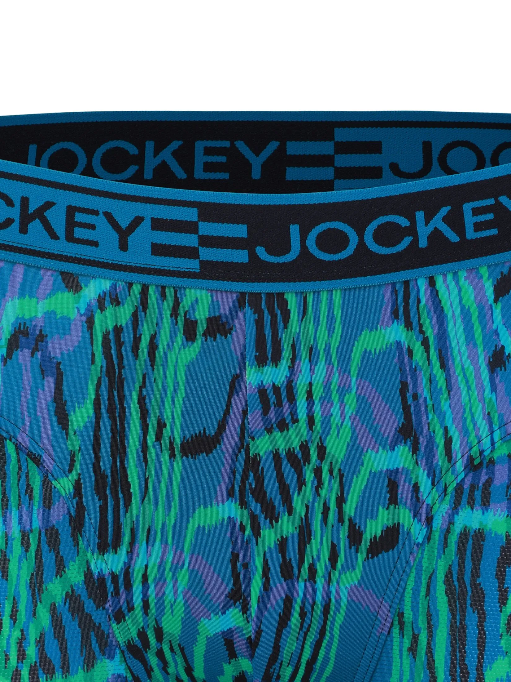 JOCKEY UNDERWEAR Men's SPORT MICROFIBER ACTIVE BOXER TRUNK GREEN