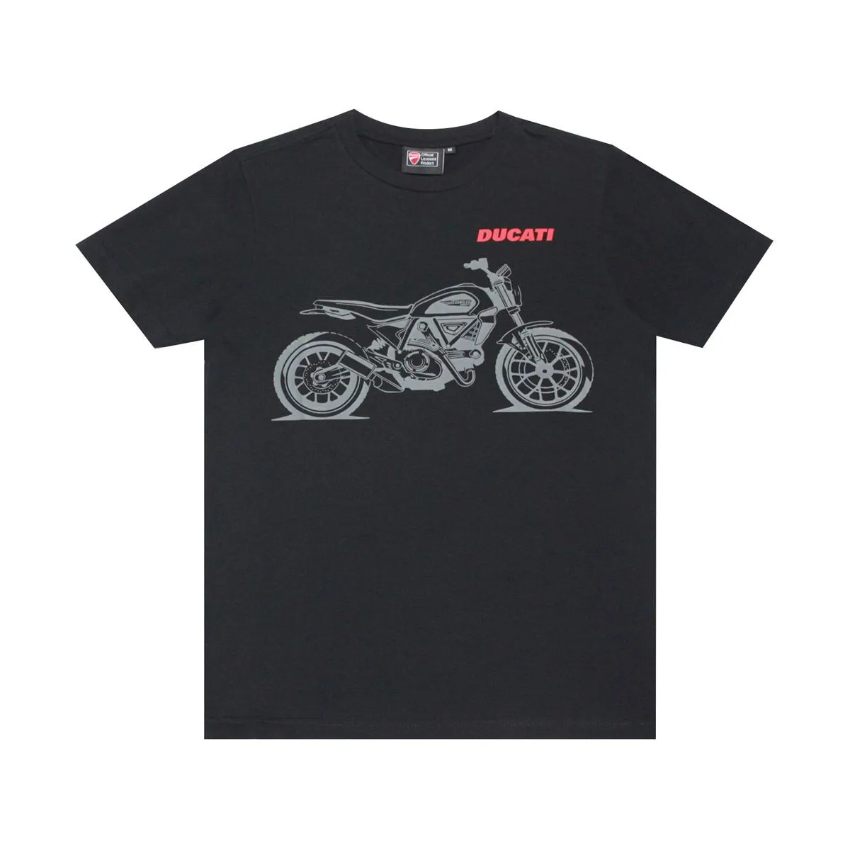 DUCATI Black T shirt for men DCT52 051