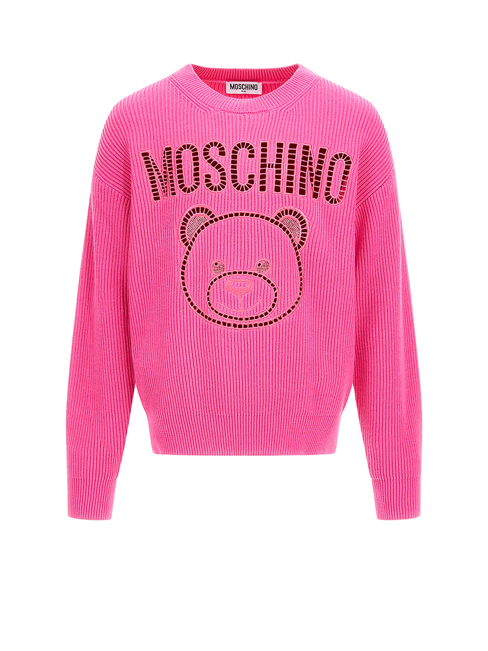 MOSCHINO KID Unisex Kids Sweatshirt Long Sleeves Pink