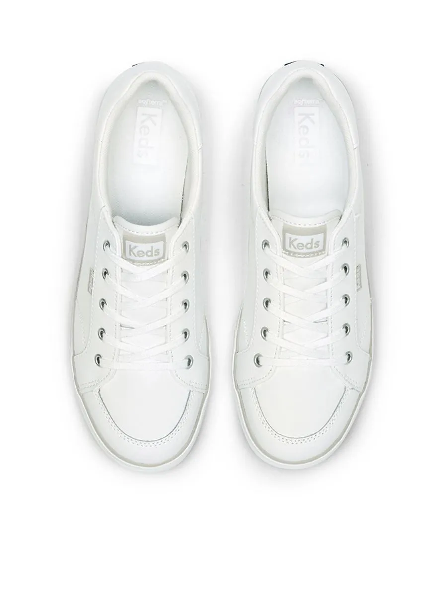 KEDS Women Center III Leather White