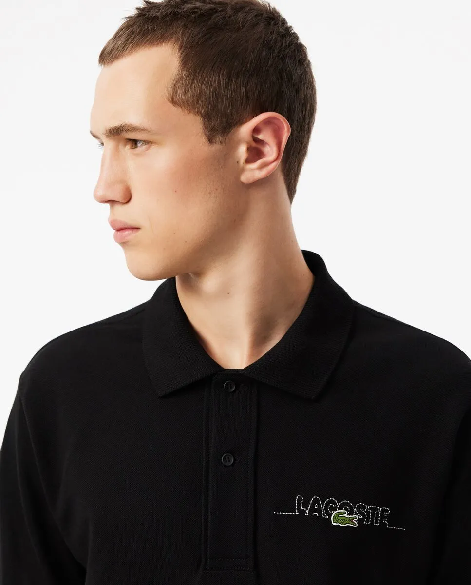 LACOSTE French Made Classic Fit L.12.12 Polo Shirt Black