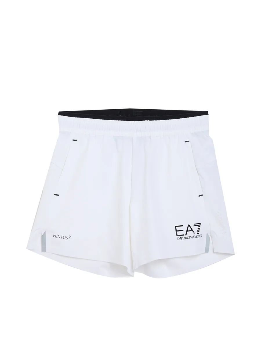 EA7 Women Short Pants White