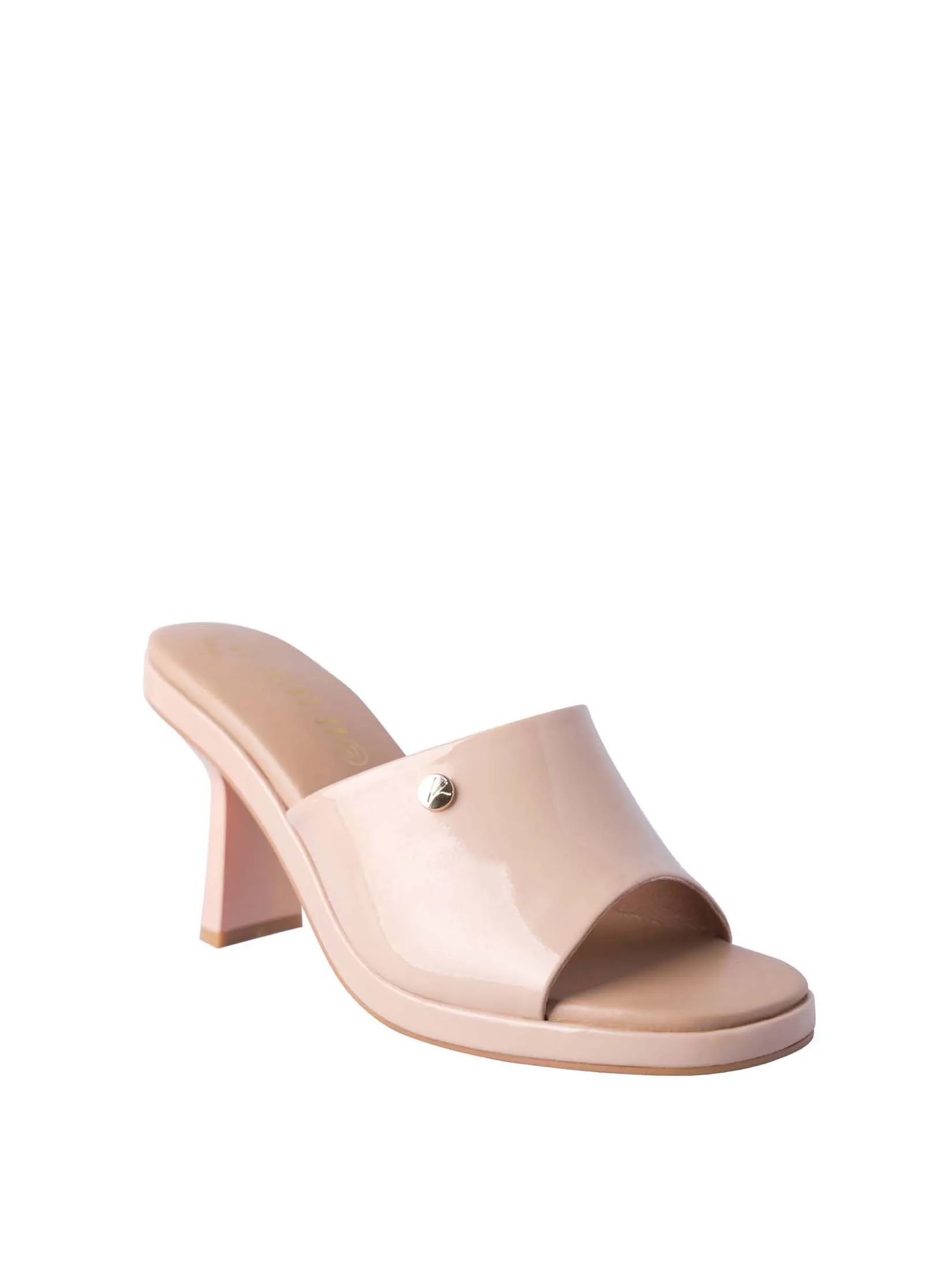 VILLAINS SF GENTLE BREEZE Women's Heeled Sandals BEIGE PATENT