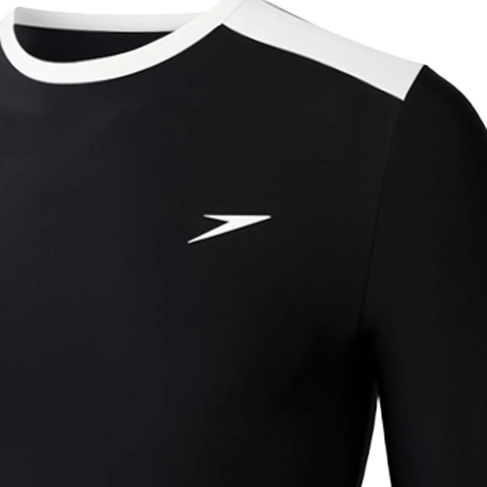 SPEEDO Wavechasers 2.0  Stylish Sun Protection Men Rashguard Black - SP111SP869ENTH