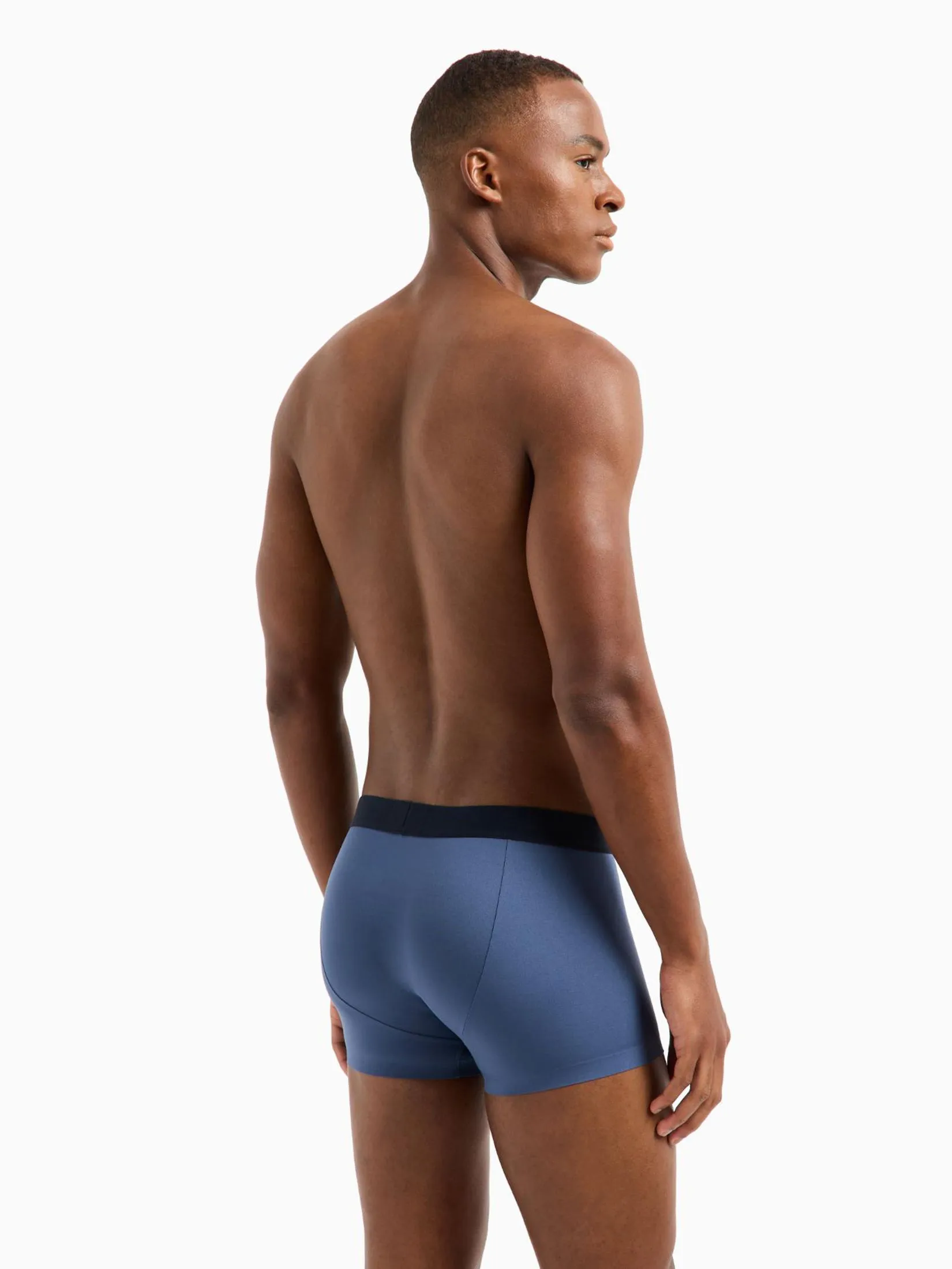 EMPORIO ARMANI Men Underwear Trunk SS25 UB068 Vintage Indigo