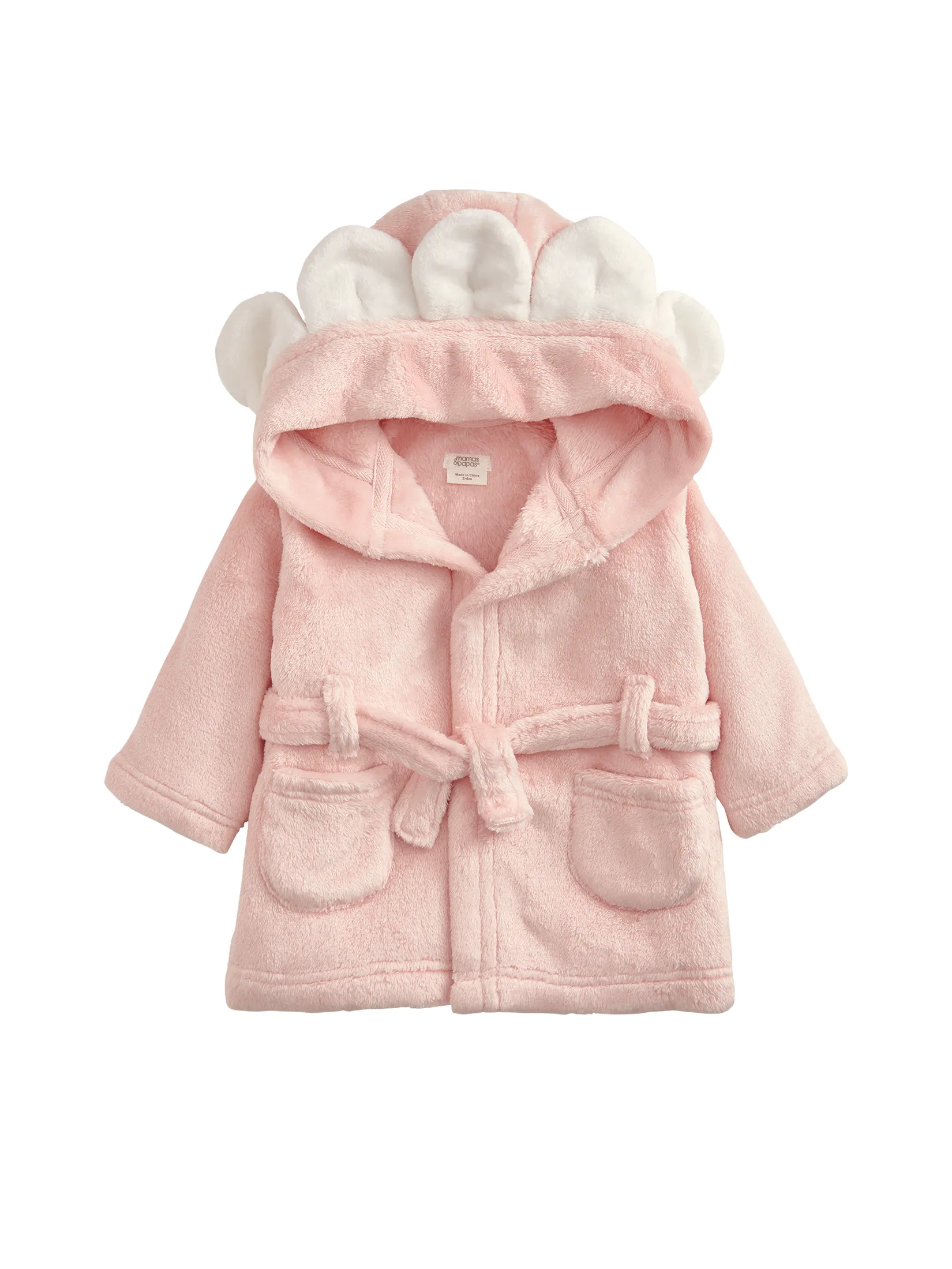 MAMAS & PAPAS Boy Toddler Dressing Gown Daisy Pink