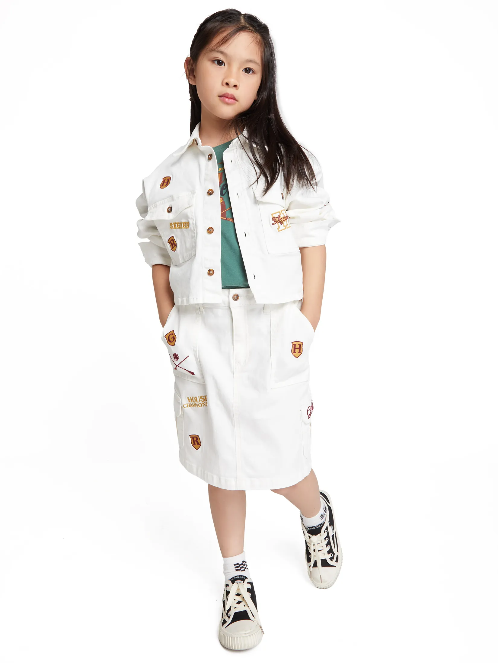 DEFRY 01 Girl Jacket Off White