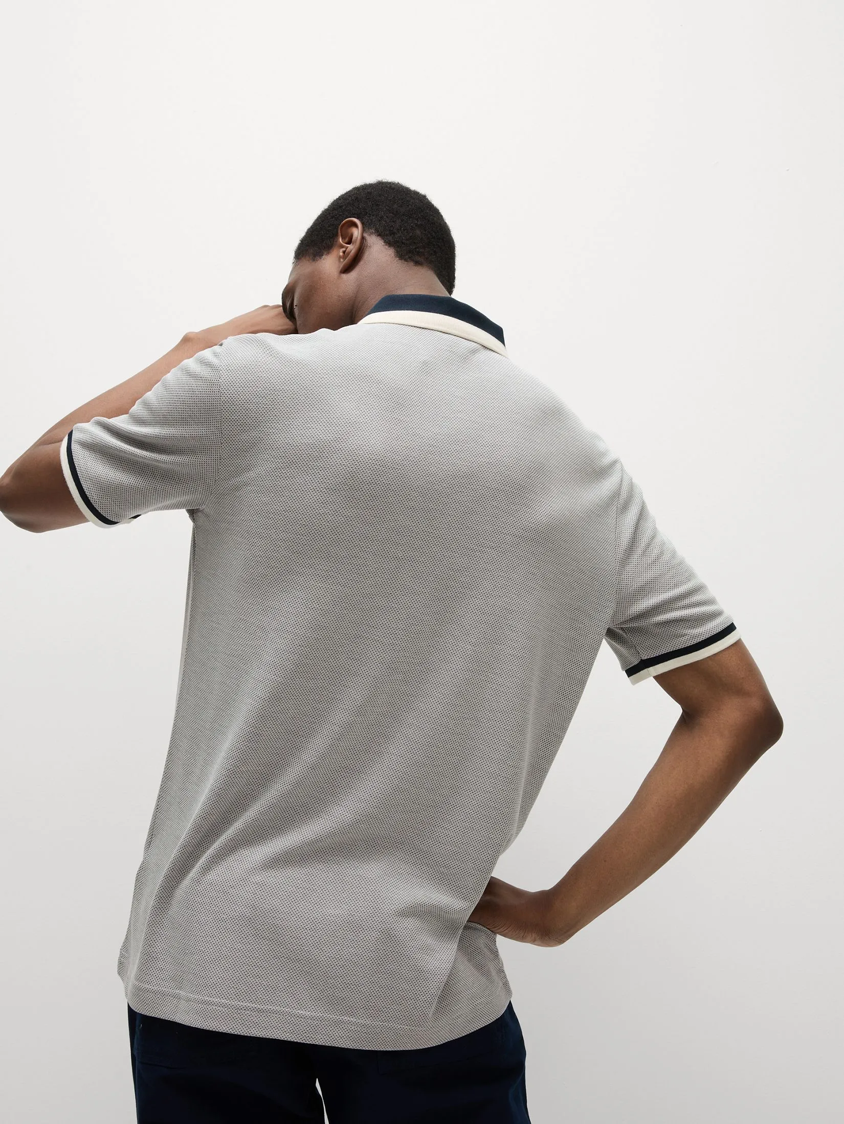 MARKS & SPENCER Men Polo Shirt Modal Rich