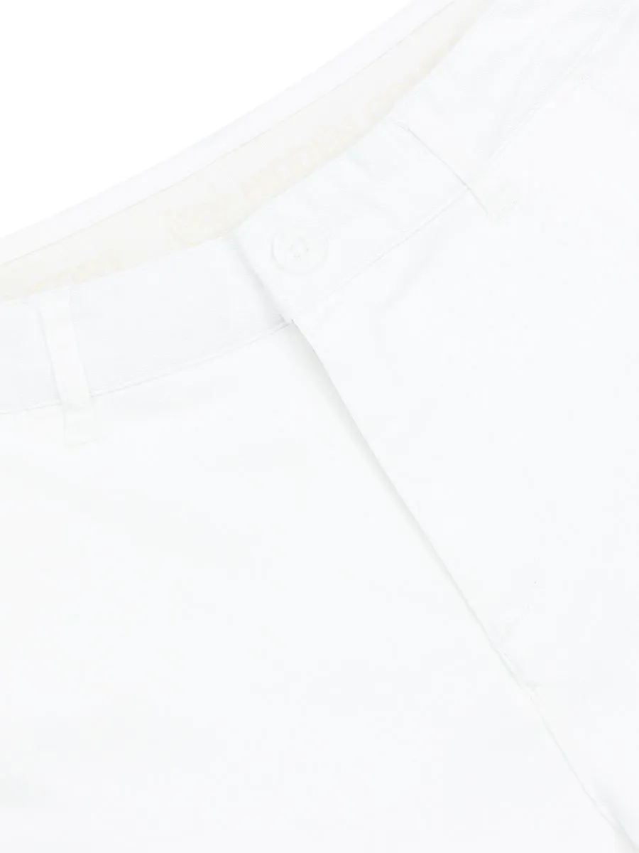 GIORDANO Women's Twill Regular Elastic Waist Woven Pants (180° Waistband)