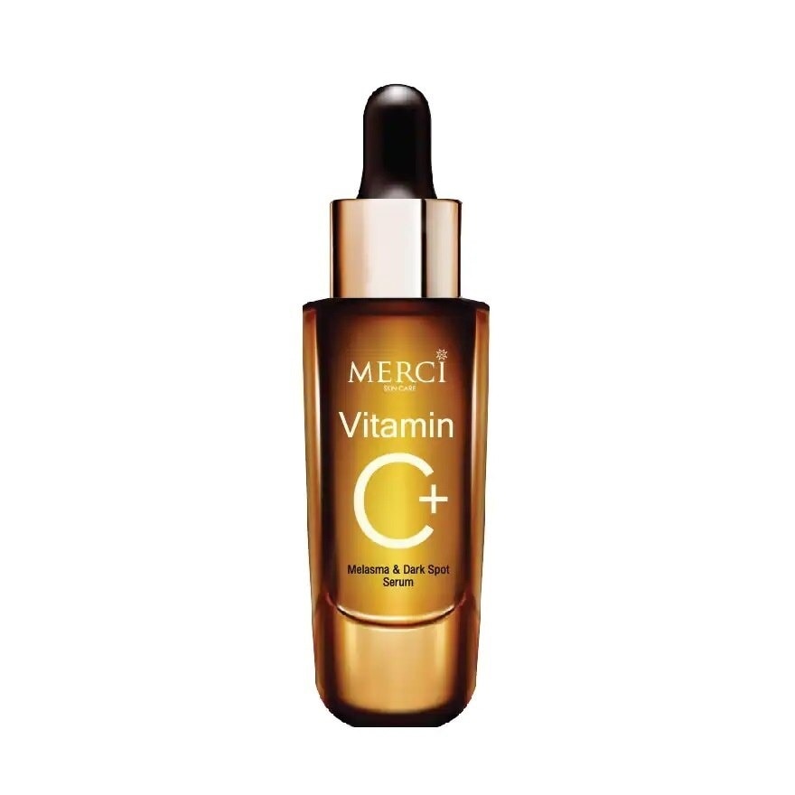 Merci Vitamin C+ Melasma  Dark Spot Serum 15 G. เซรั่ม ลดฝ้า กระ จุดด่างดำ