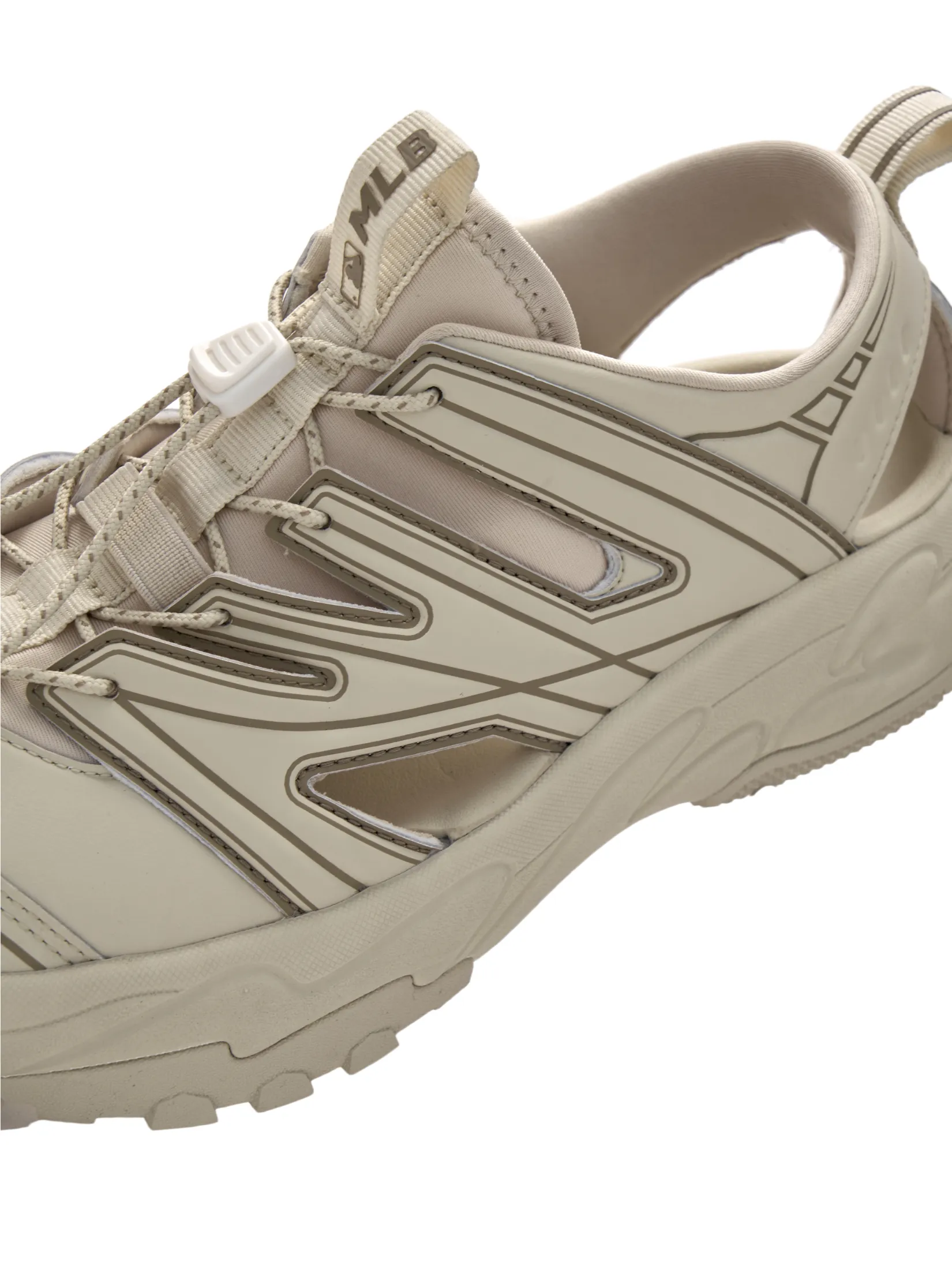 MLB Sandals Unisex Bigball Chunky Field Mask Model 3ASDC0153 50CRS Cream