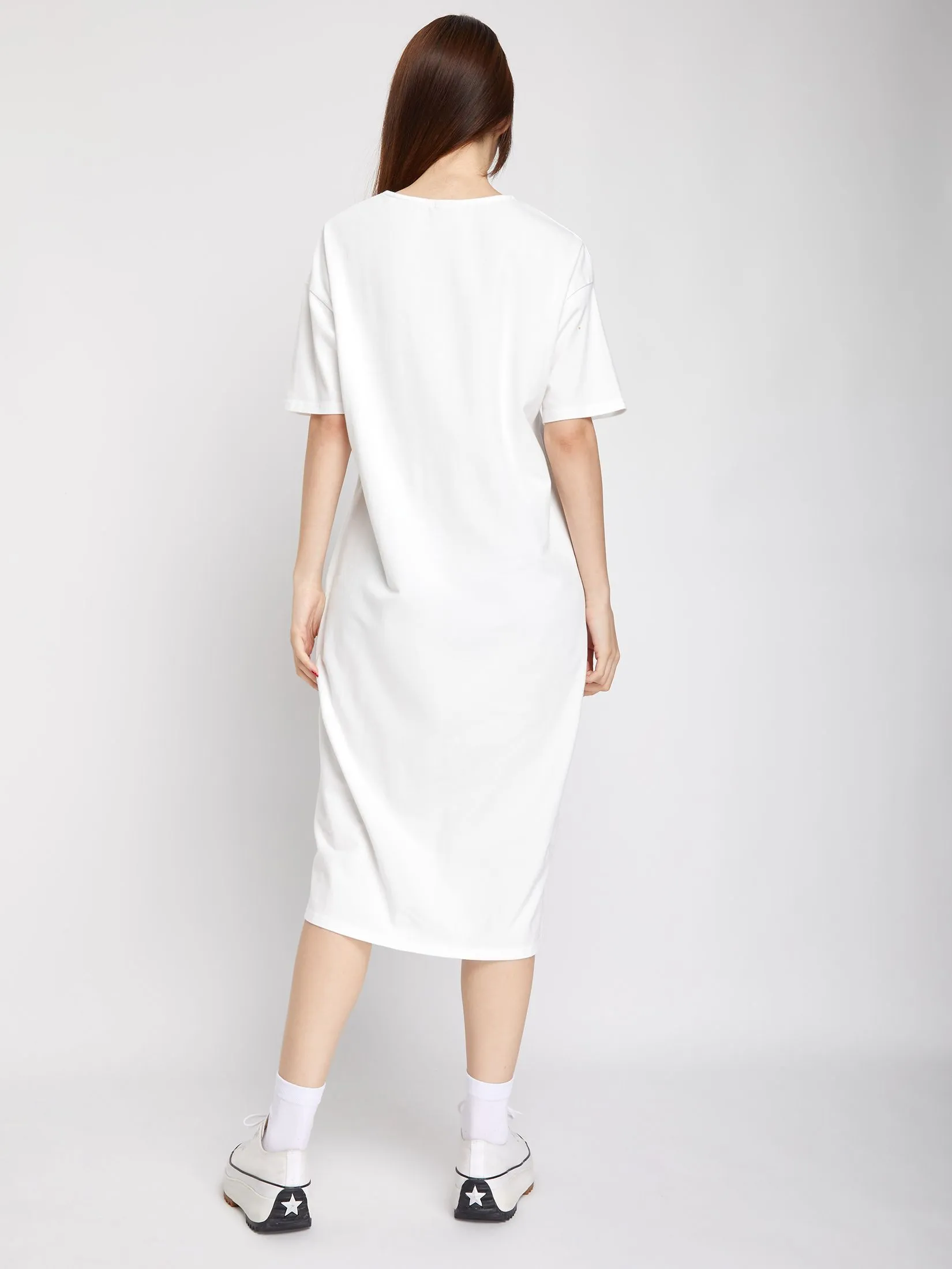 DEFRY 01 Women Dress Short Sleeves Round Neck