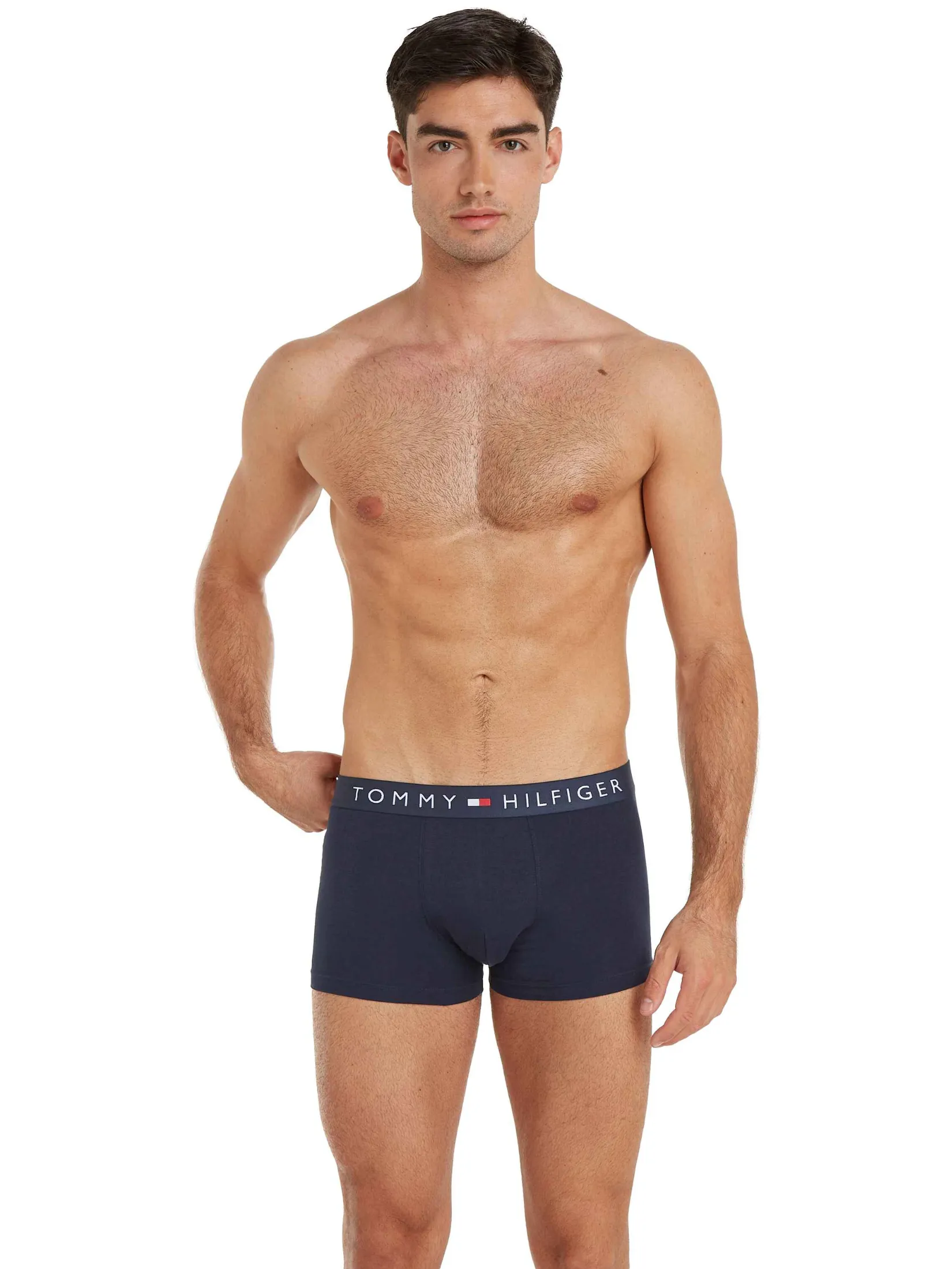 TOMMY HILFIGER MEN TRUNKS BLUE (PACK 3)