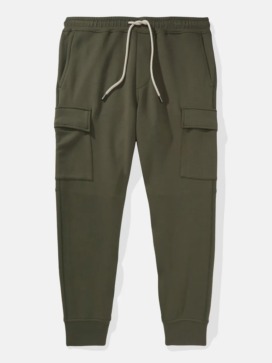 AMERICAN EAGLE MEN  MANCHEGO SOLID CARGO JOGGER 309 OLIVE