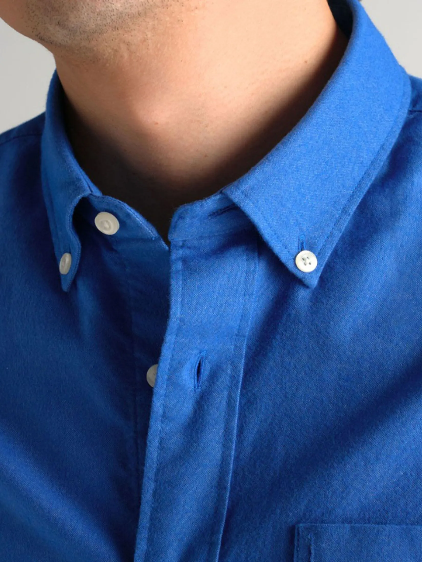 ERA-WON MEN'S DRESS SHIRT OXFORD REGULAR FIT DARK BLUE