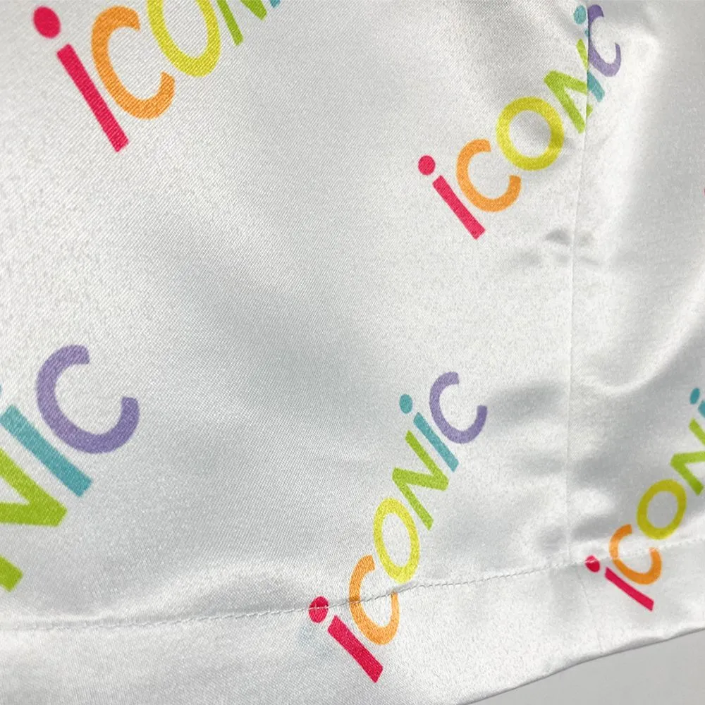 ICONIC WHITE MONO SKIRT