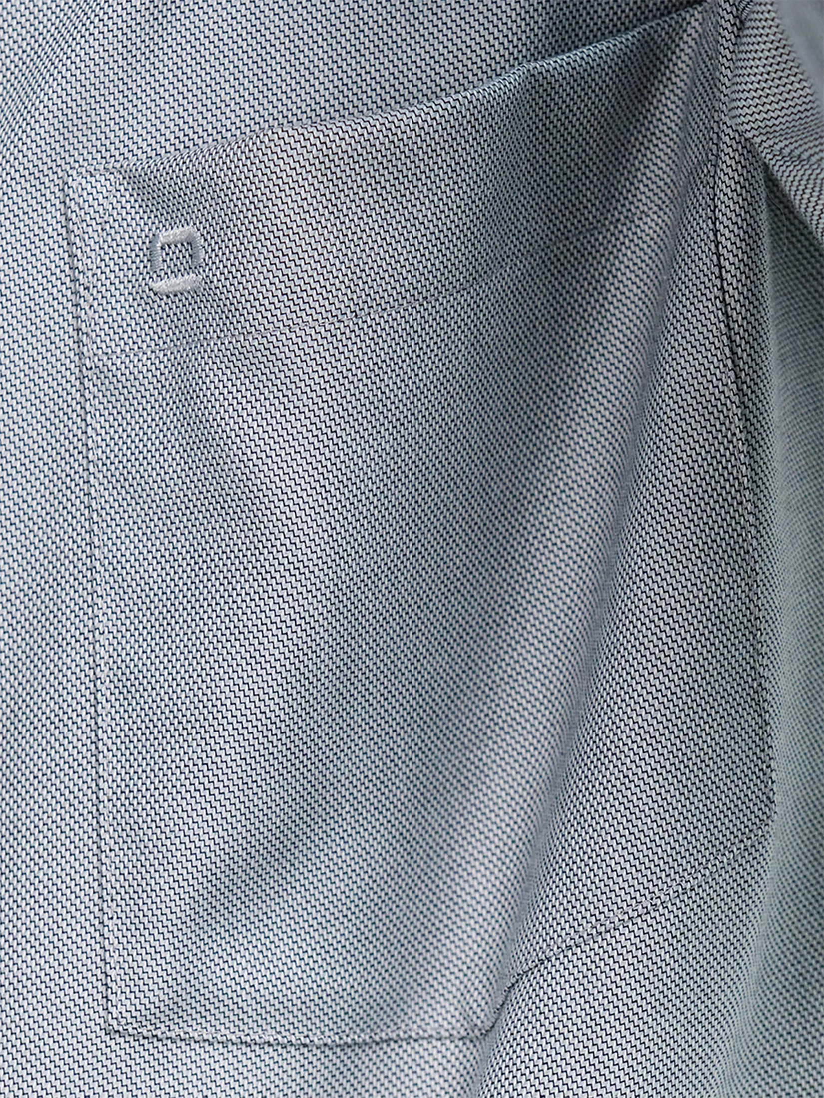 OLYMP MEN SHIRT LONG SLEEVES BUSINESS SHIRT MODERN FIT EASY IRON GREY