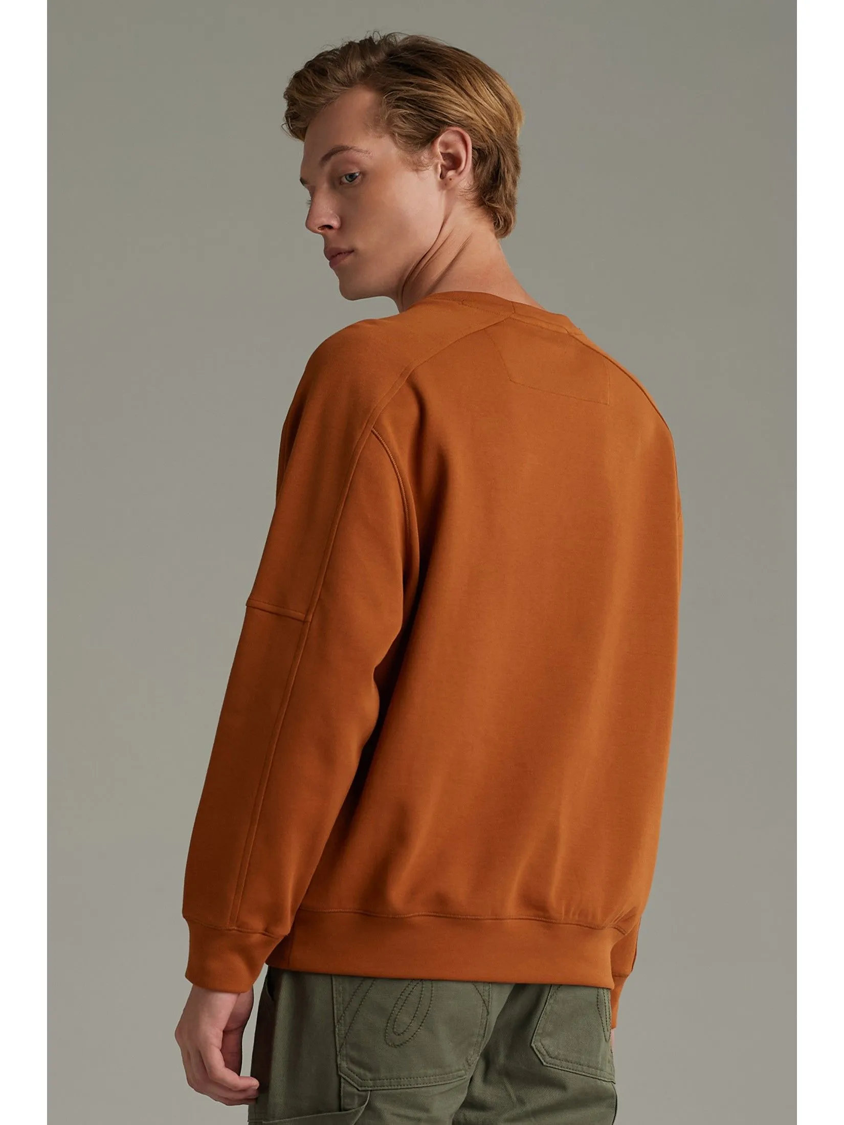 MC JEANS Sweater Men Orange