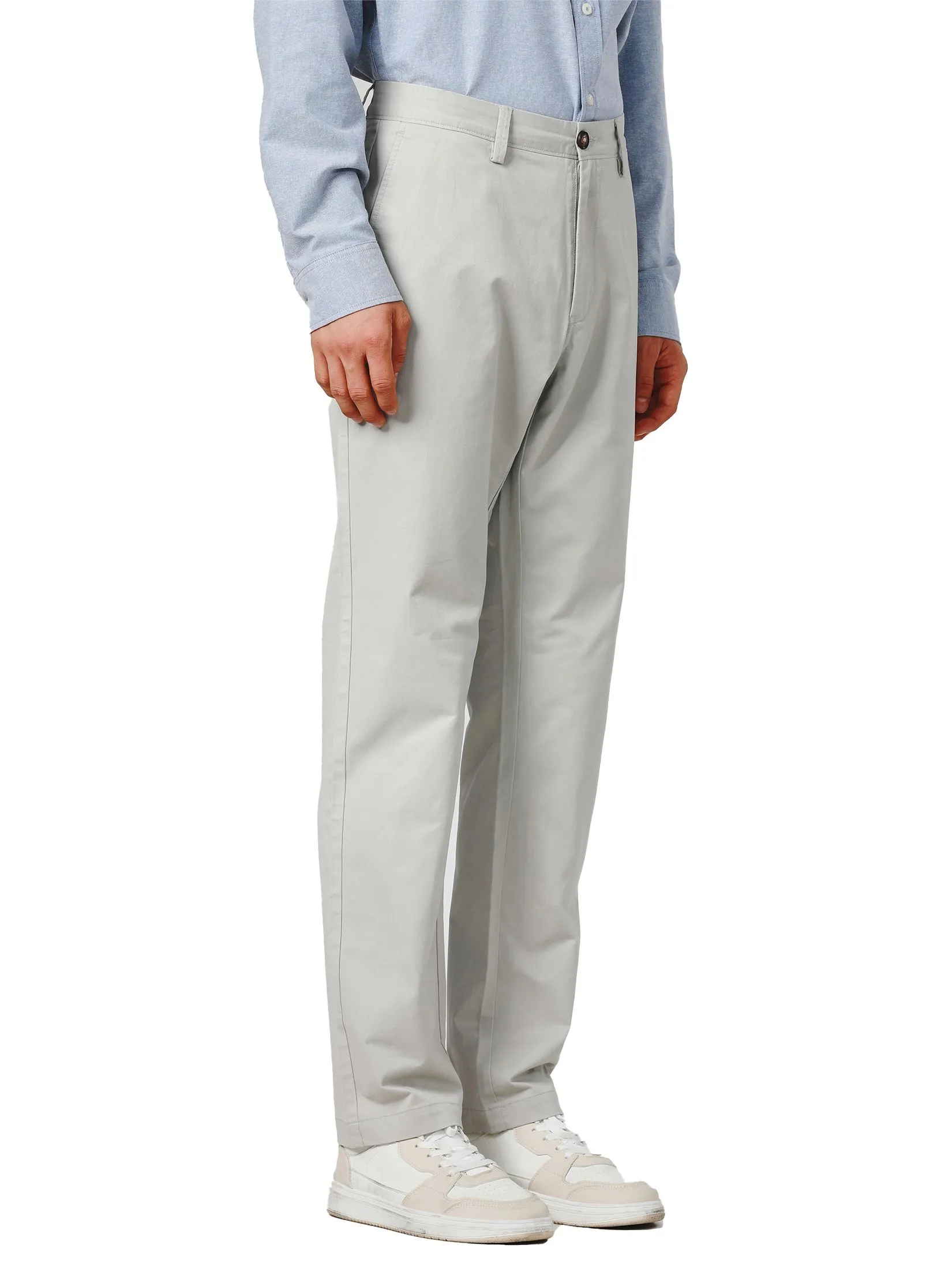 JOHN HENRY Men's Pants (Regular Fit) ESSENTIALS Light Grey