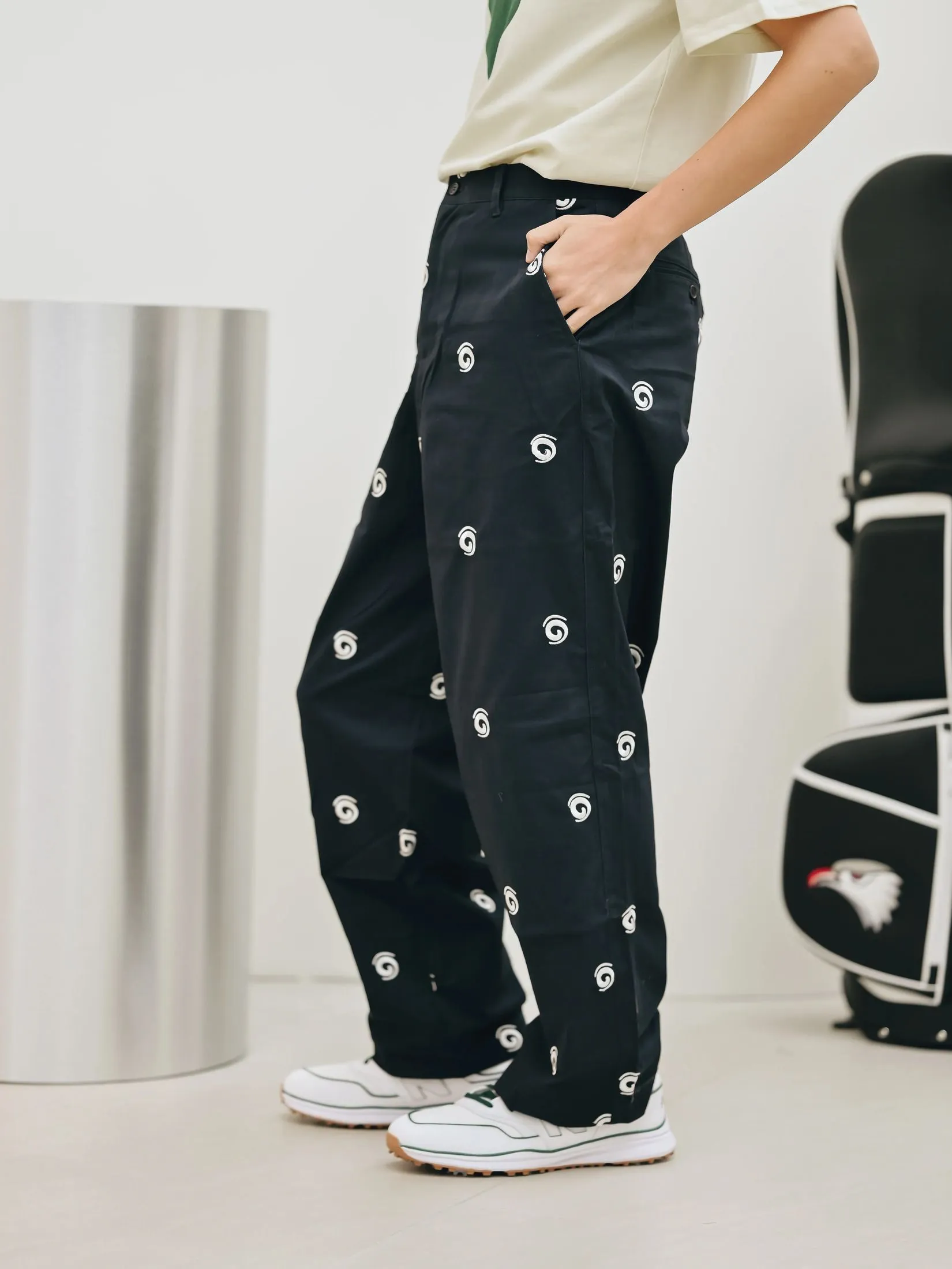 MALBON GOLF MALOCCHIO CHINO  PANT IN NAVY