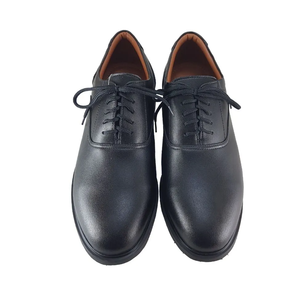 FREEWOOD SHOES leather biz laced B5839801-black