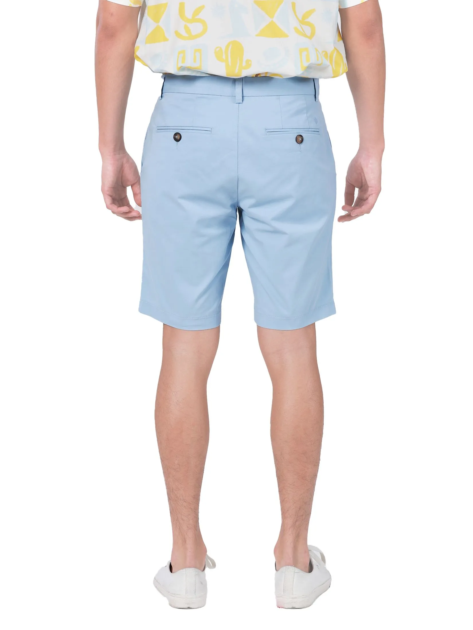 JOHN HENRY Men's Shorts (Slim Fit) REJUVENATE VACATION Blue