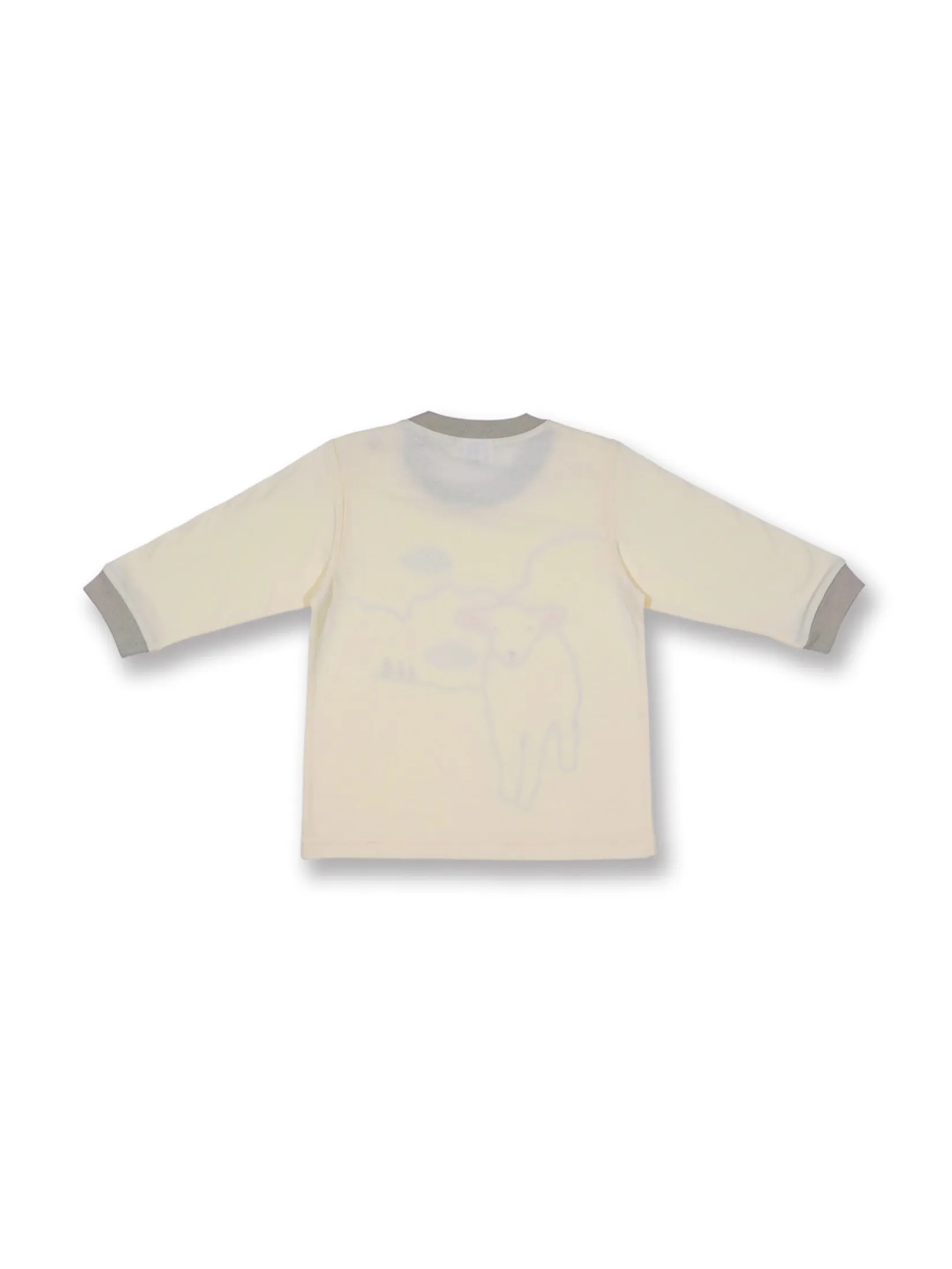 AUKA Cream,Long-sleeved shirts child,Cocoa Sheep.