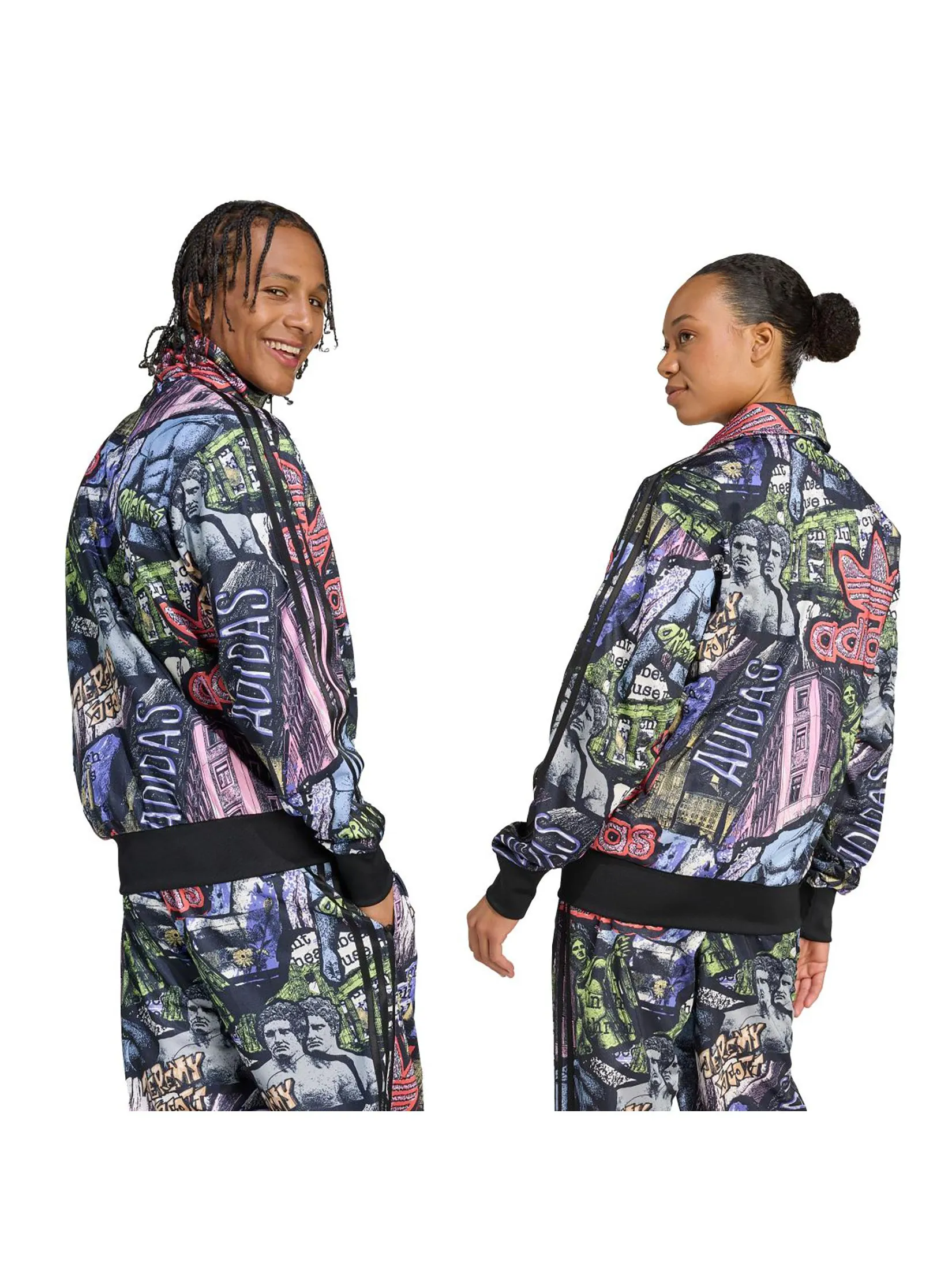 ADIDAS Unisex Track Top Adidas x Jeremy Scott AOP Multi-Color