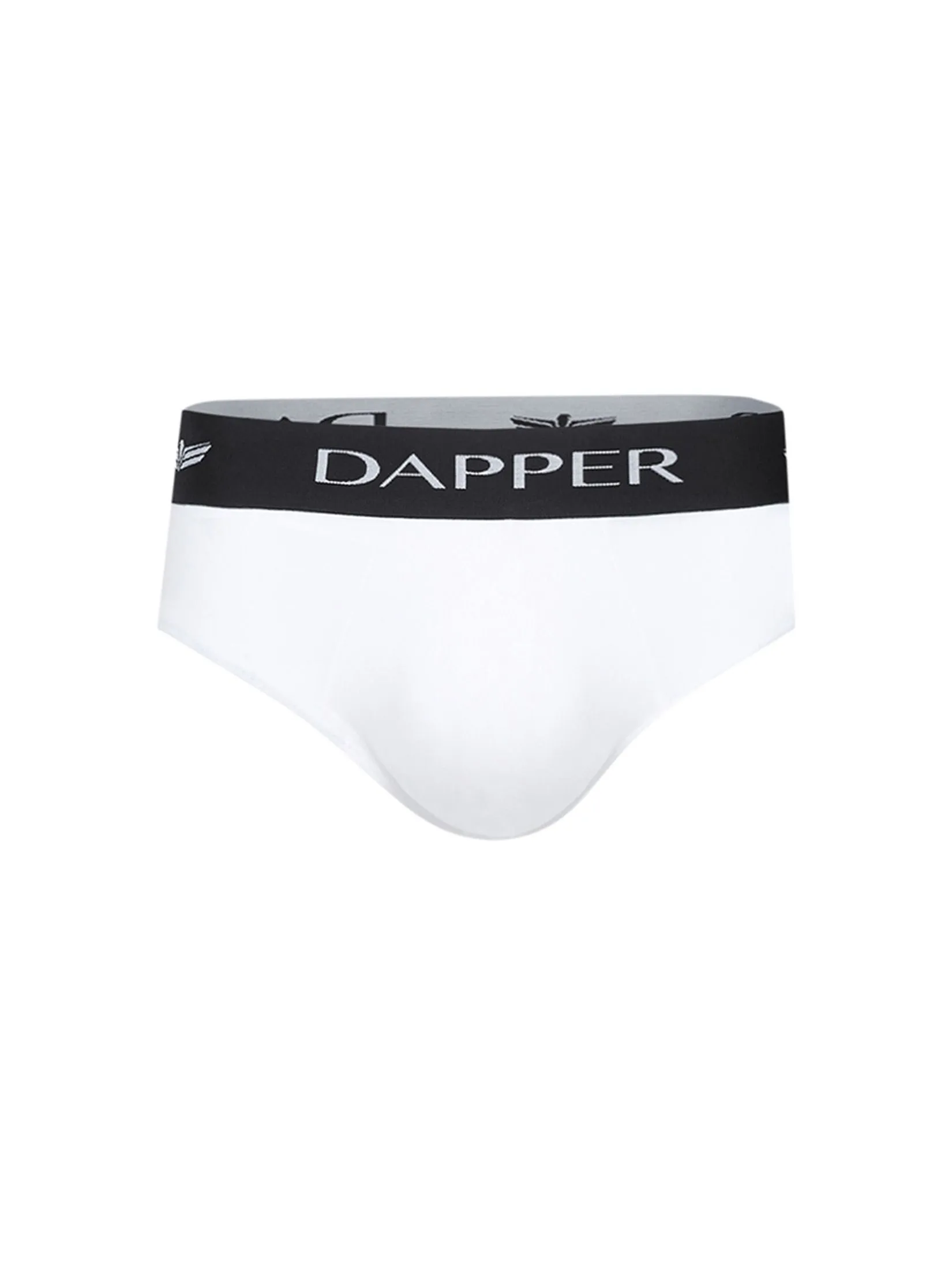 DAPPER DAPPER Iconic Pima Cotton Briefs White (Pack 2 Pcs.)