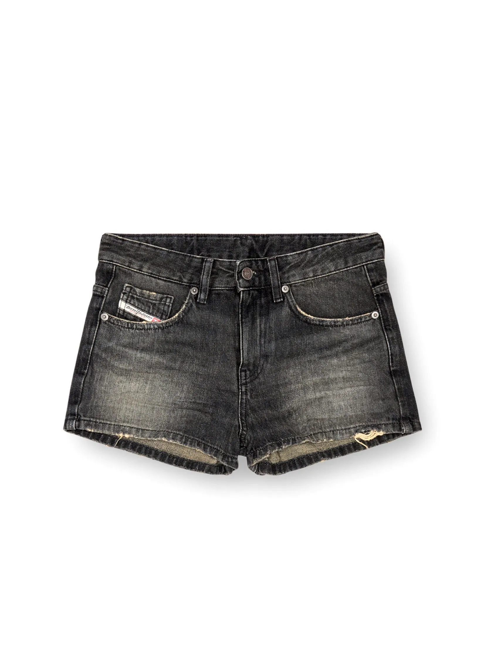DIESEL Women Jeans Shorts DE-YUBA SHORTS Black