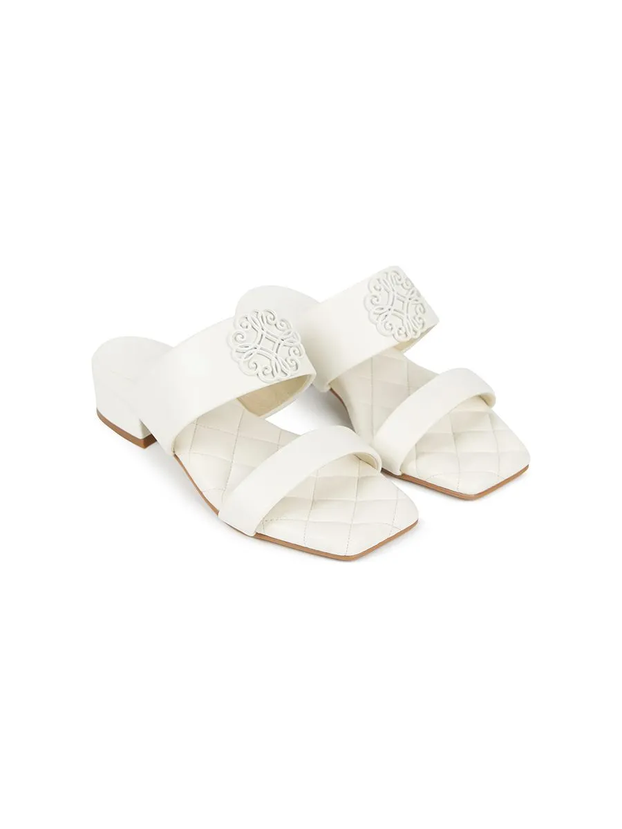 SHU WOMEN  PALETTE SOFT 1" INFINITE HEART ONTONE - WHITE