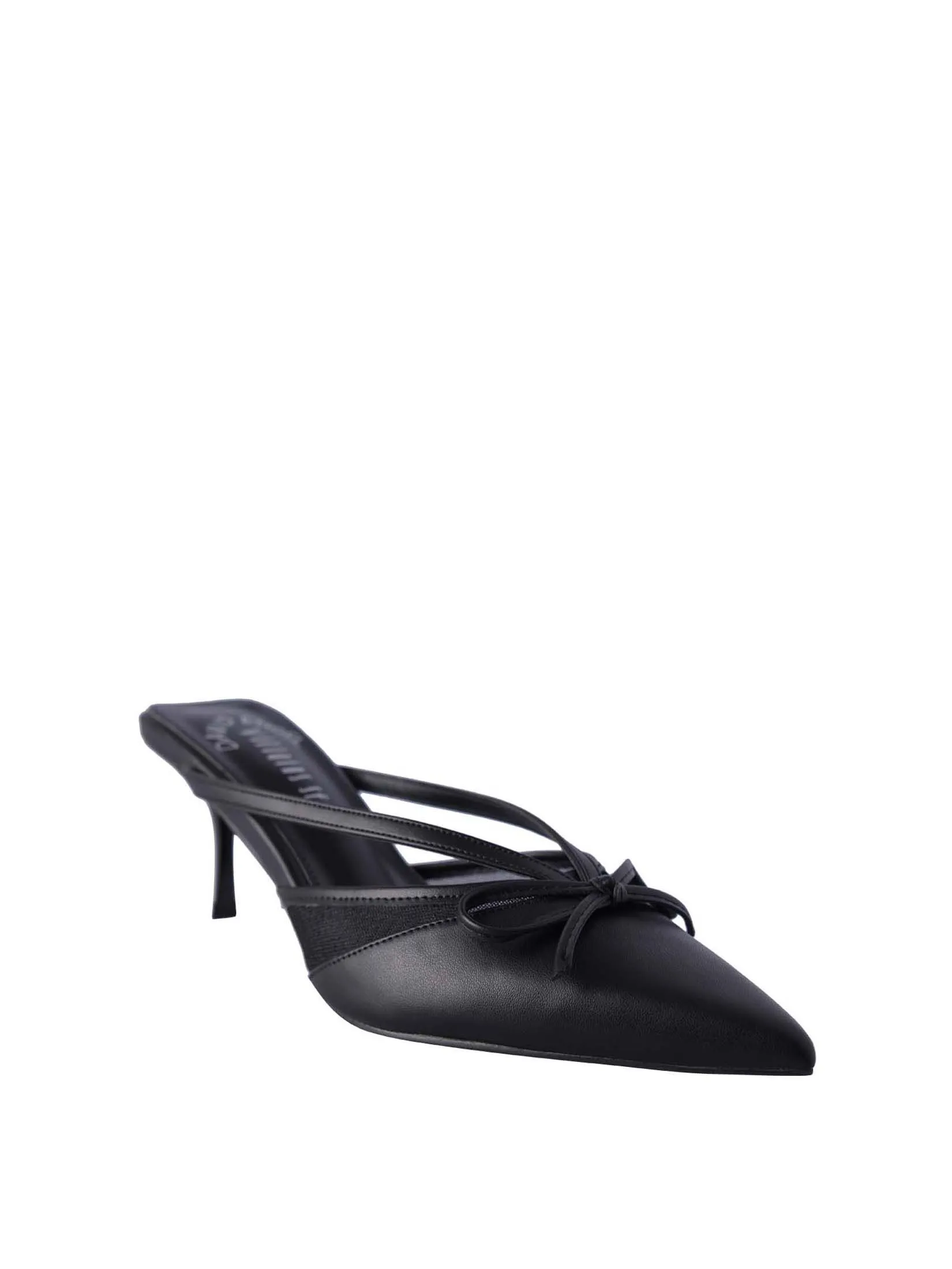 VILLAINS SF VANYA Women's Mule Heels BLACK