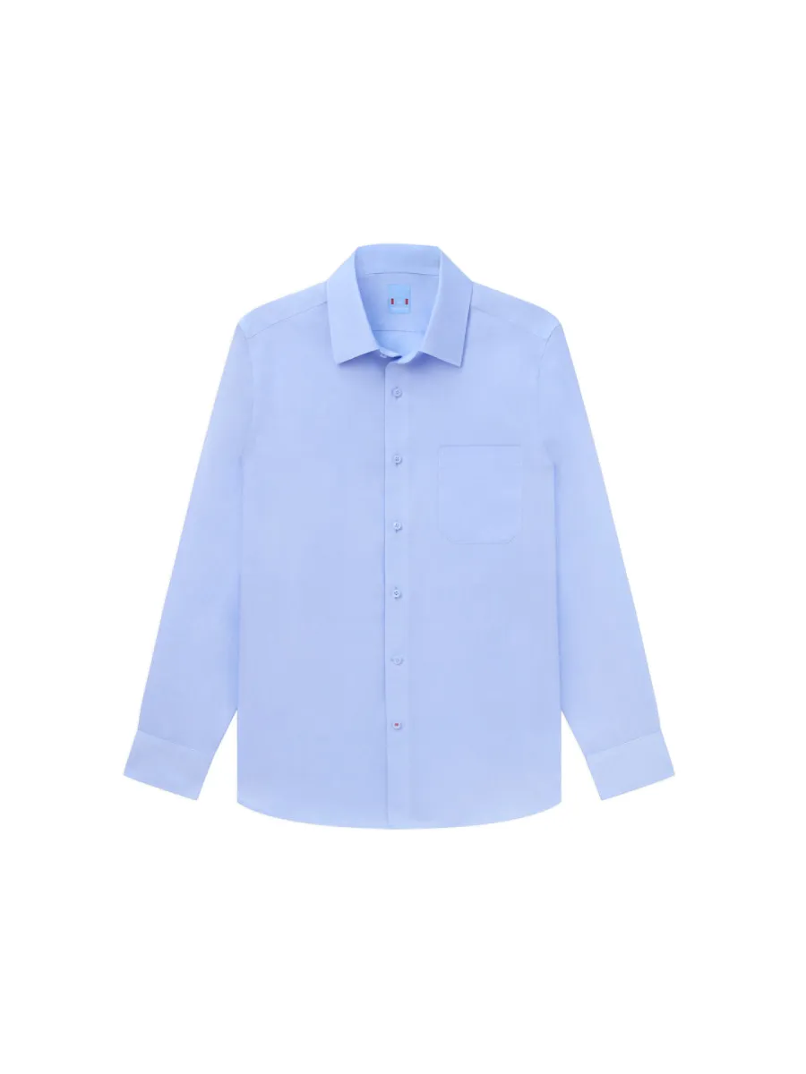 GQ SHIRT LS BW POCKET BK 039