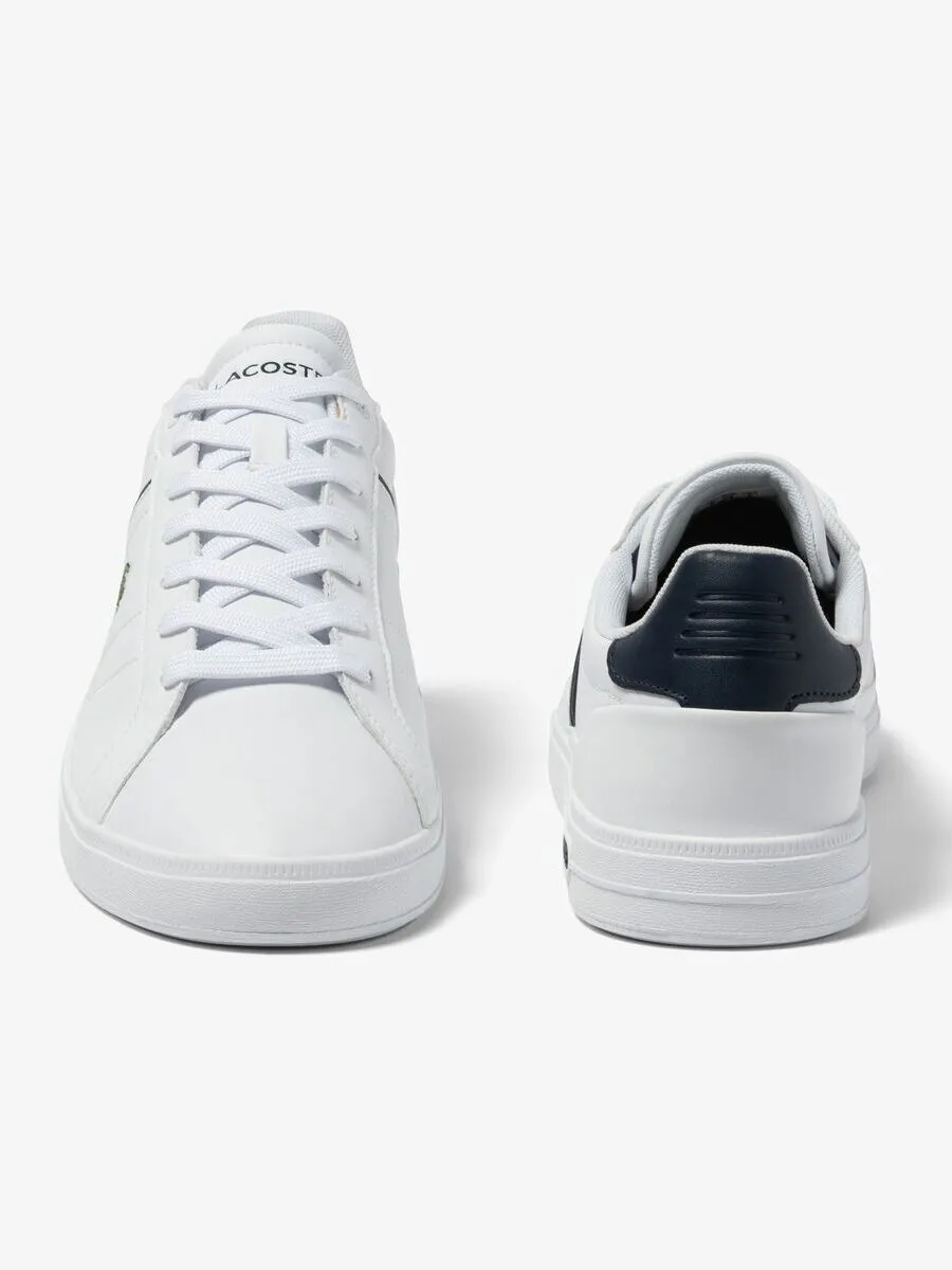 LACOSTE White Men’s Lacoste Europa Pro Leather Trainers