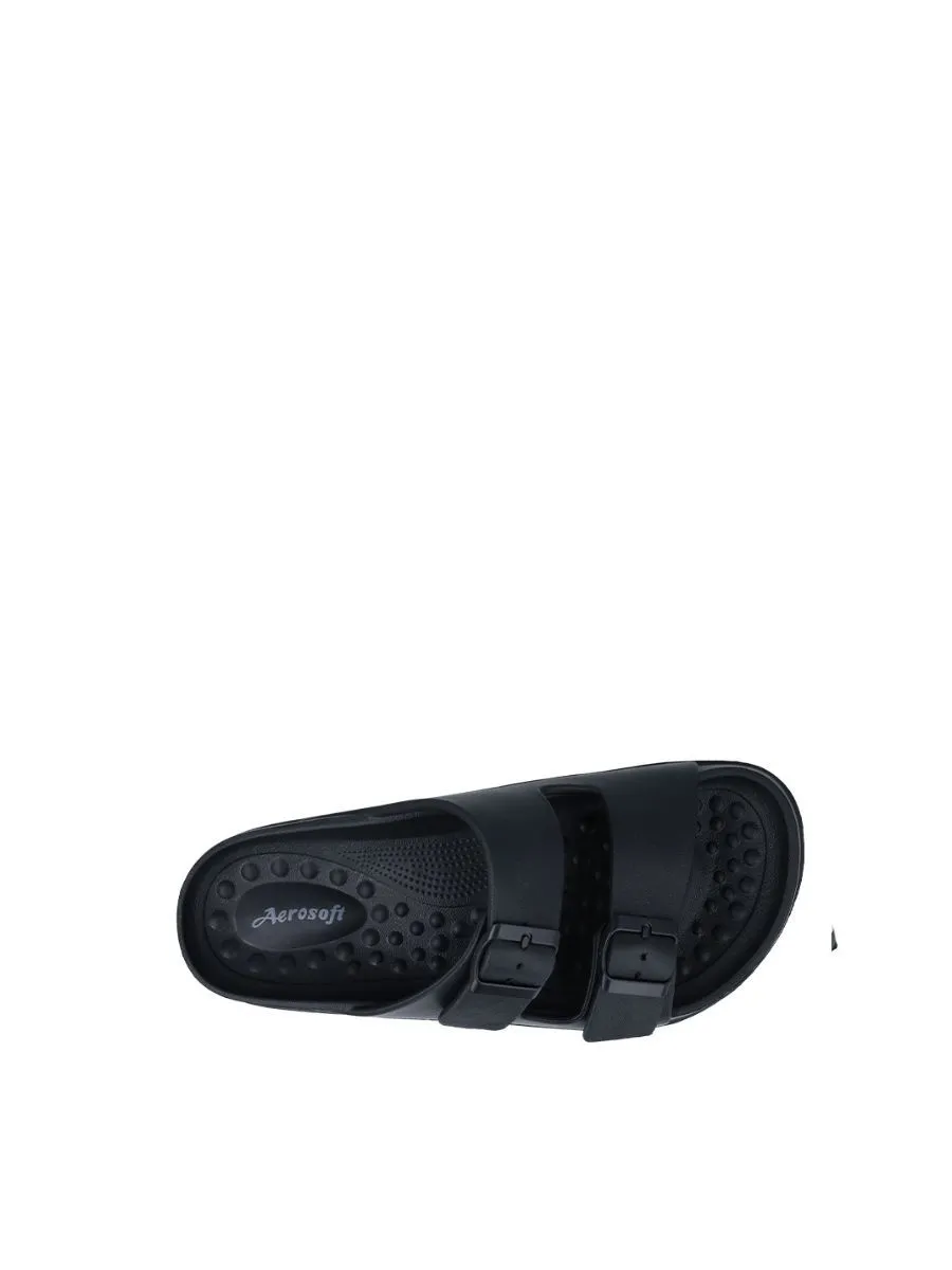 AEROSOFT Unisex Sandals U1717 - Black