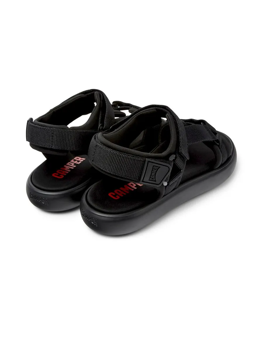 CAMPER Men Sandals Shoes Pelotas Flota Sandal Black