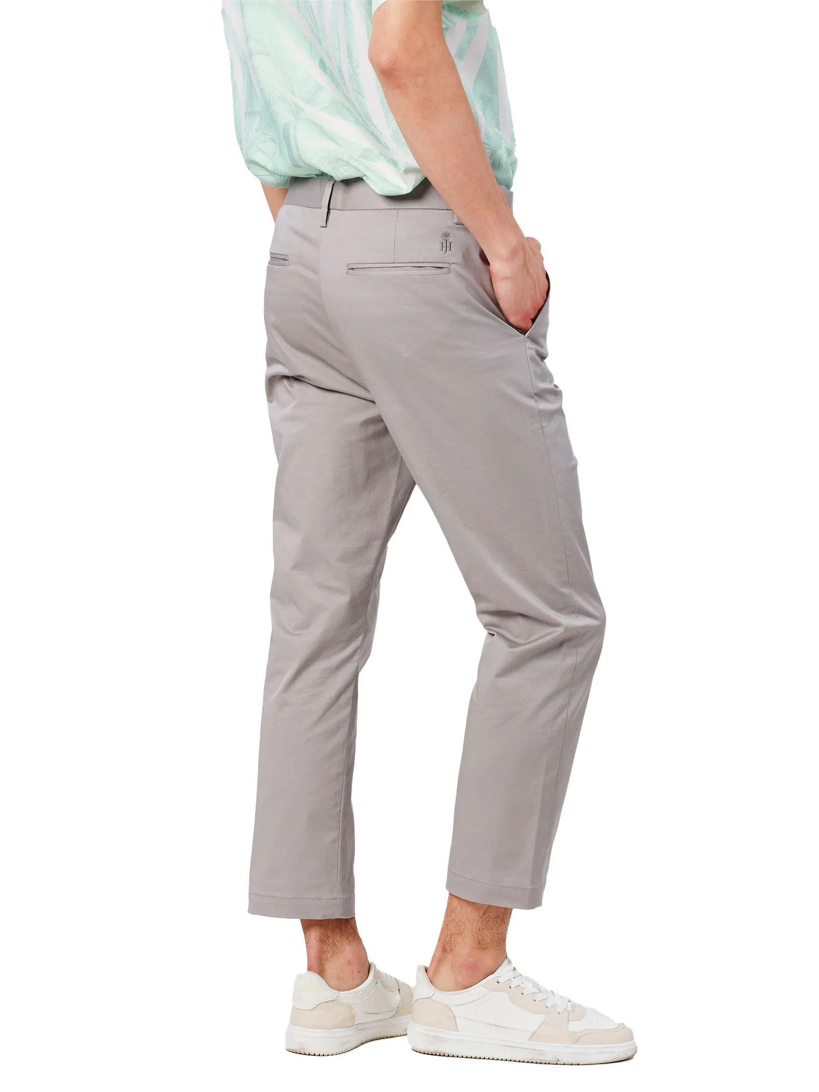 JOHN HENRY Men's Trousers (Slim Fit) Rejuvenate Vacation Grey