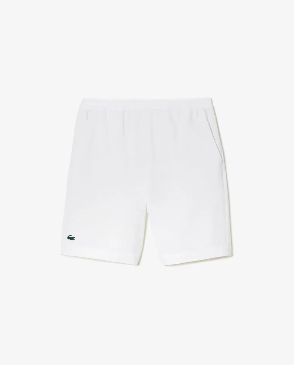 LACOSTE Regular Fit Ultra Dry Tennis Shorts White