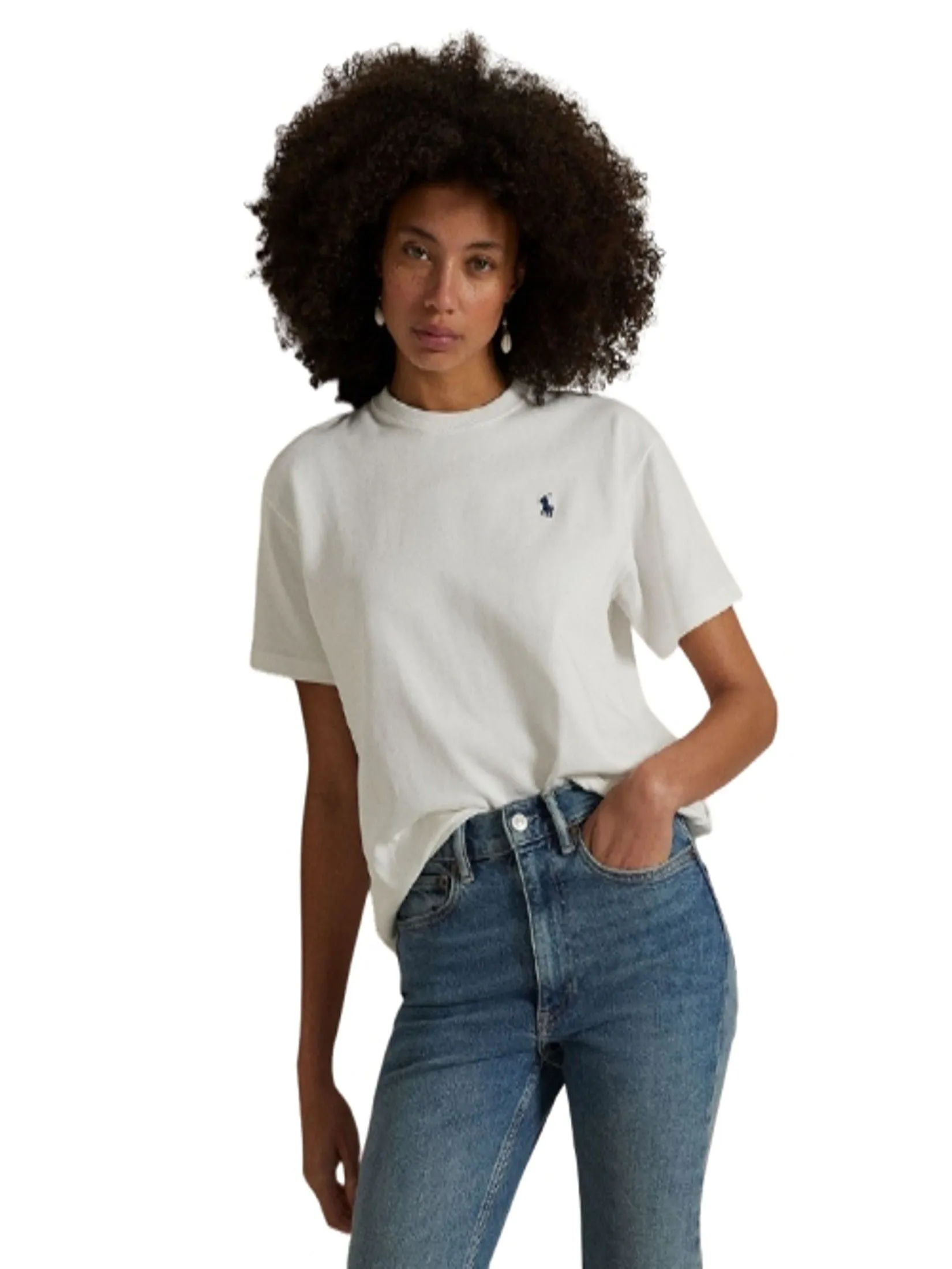 POLO RALPH LAUREN T-Shirt Women WMPOKNINCU21056 White