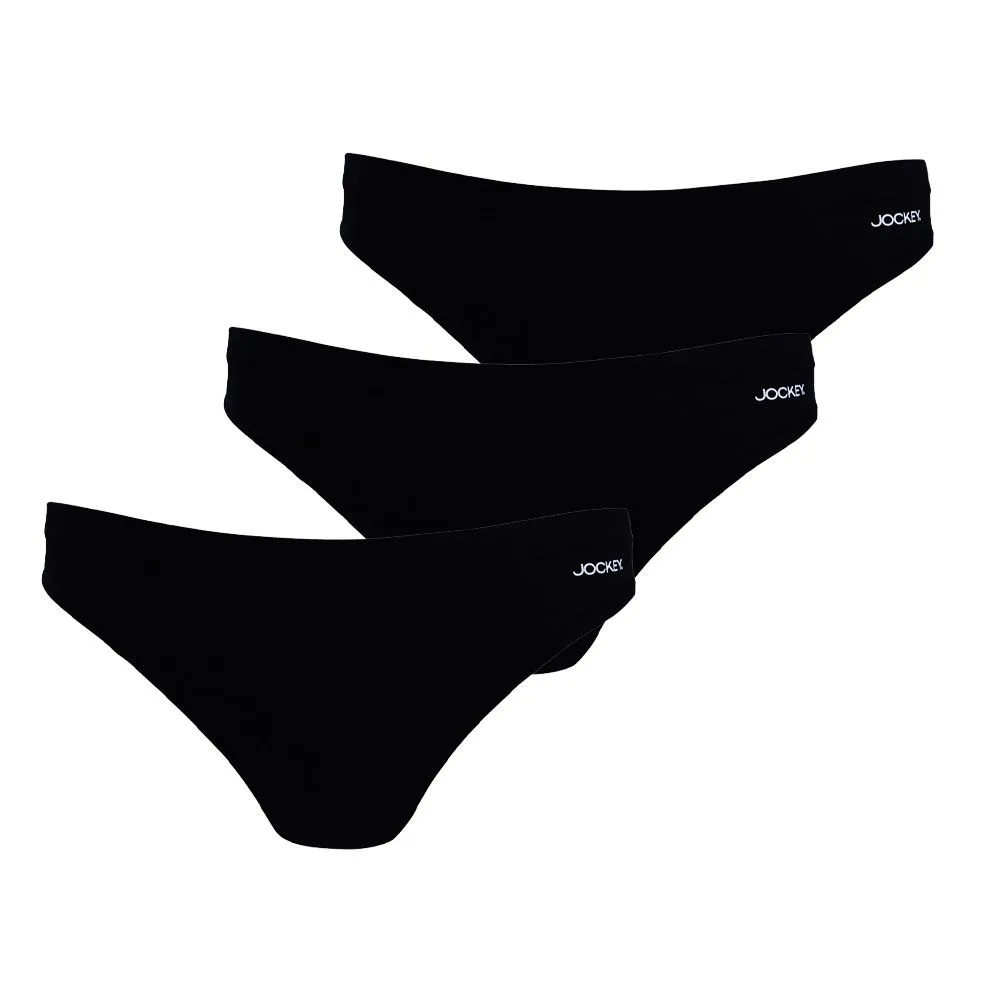 JOCKEY UNDERWEAR ELANCE BIKINI X3 KU 6099 BIKINI BLACK PACK 3