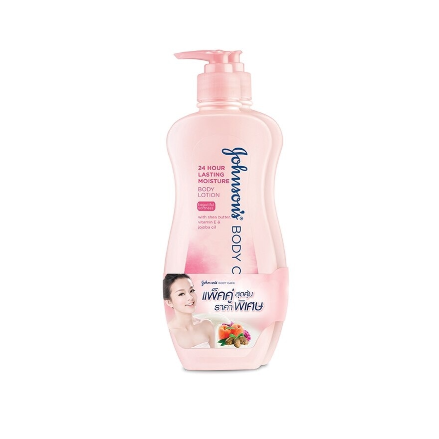 Johnson's Body Care Pink Lotion 400 Ml. Twin Pack