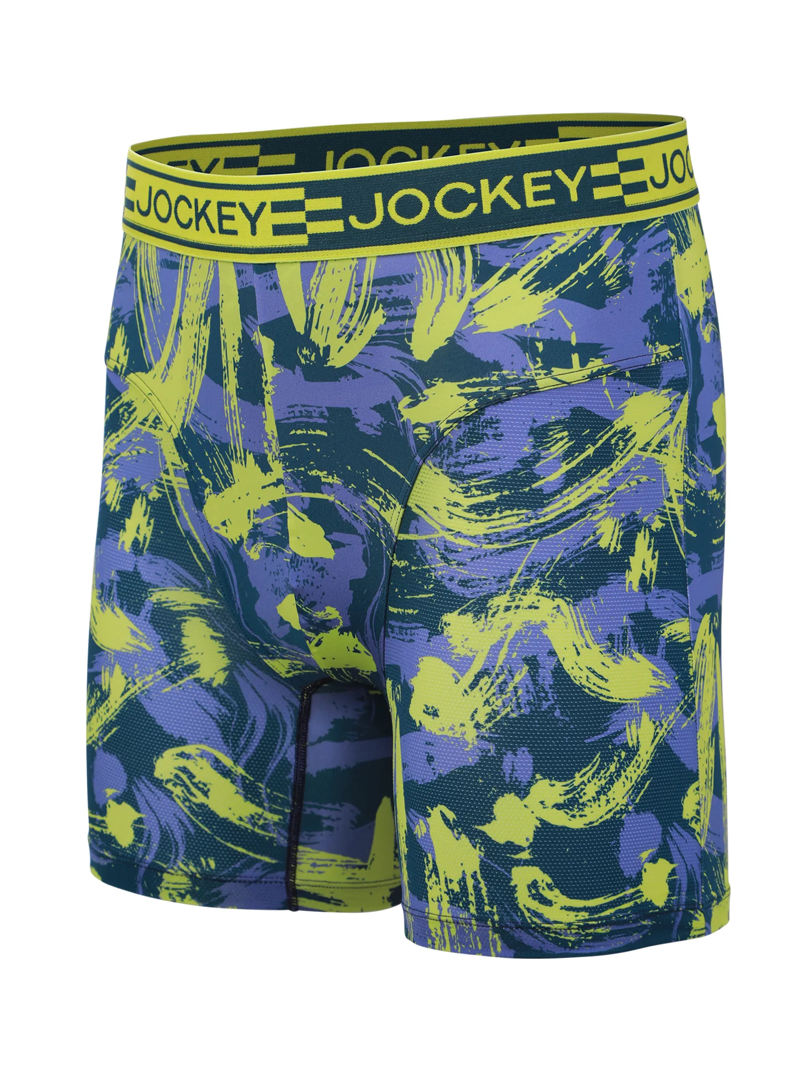 JOCKEY UNDERWEAR Men s SPORT MICROFIBER ACTIVE BOXER TRUNK YELLOW