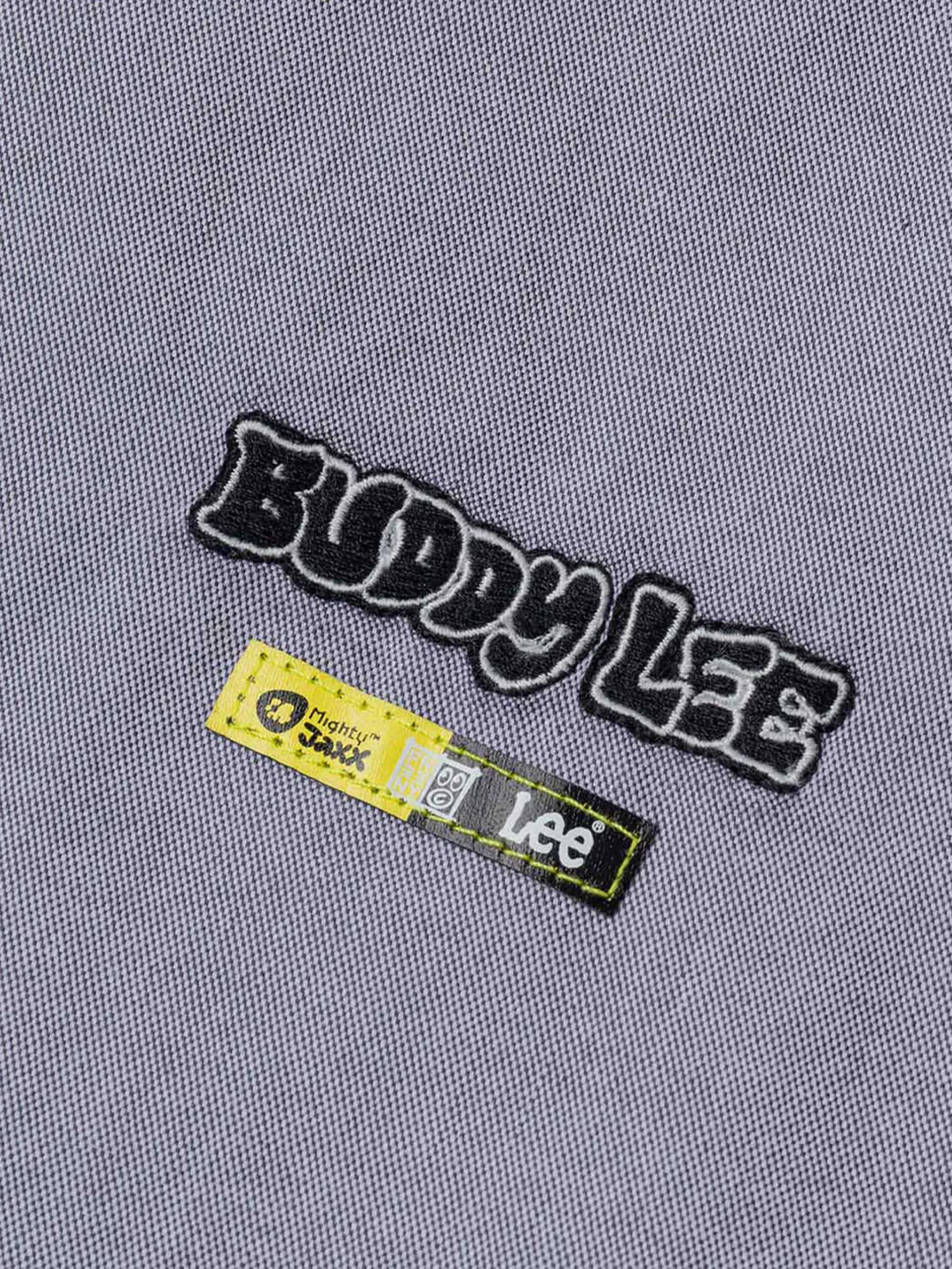 LEE Men s Shirt Long Sleeve Lee x Mighty Jaxx Collection Comfort Fit Grey