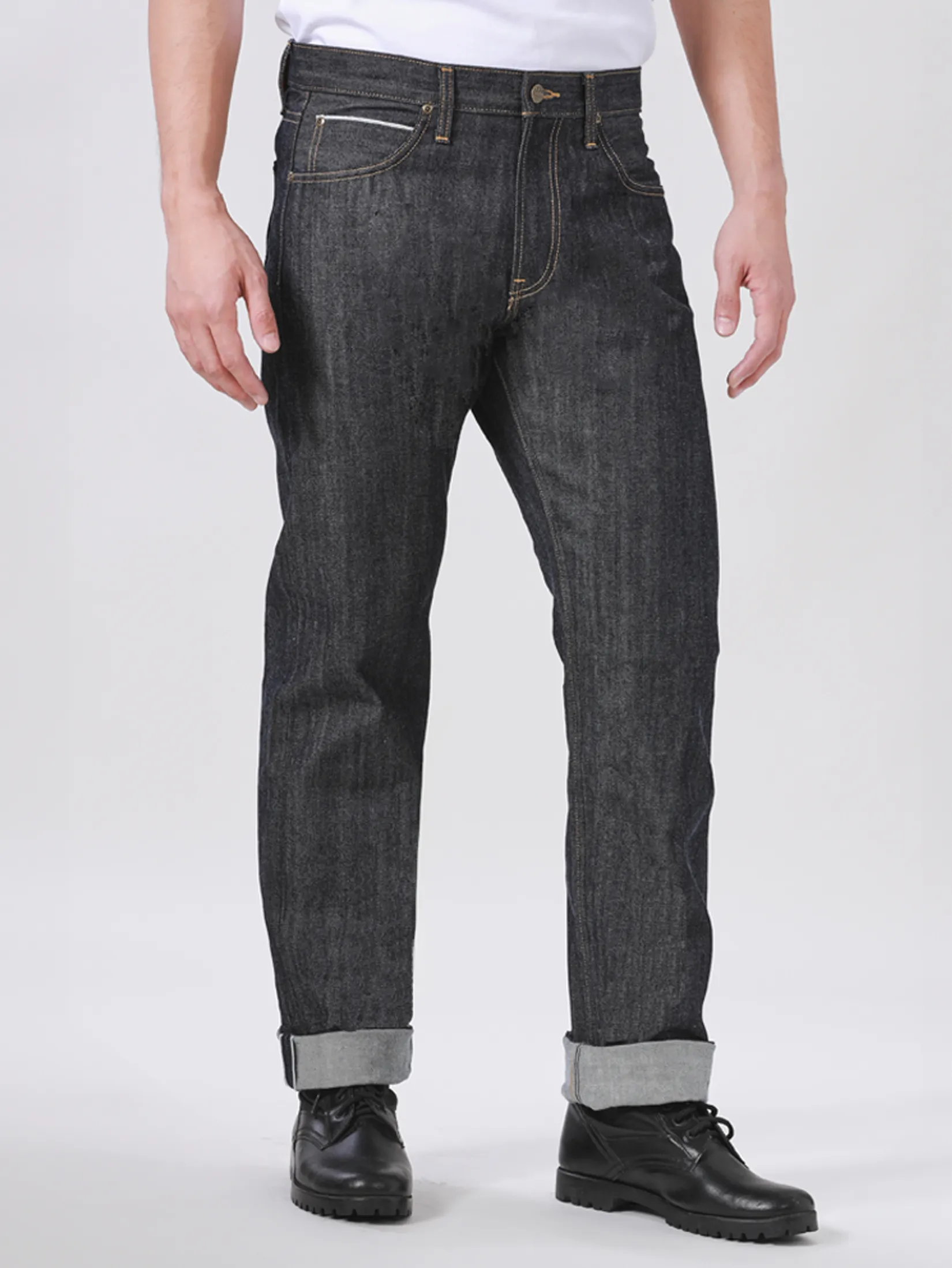 LEE Men s Jeans (Red Selvedge) Lee Riders Collection Mid Miami Fit Raw Denim