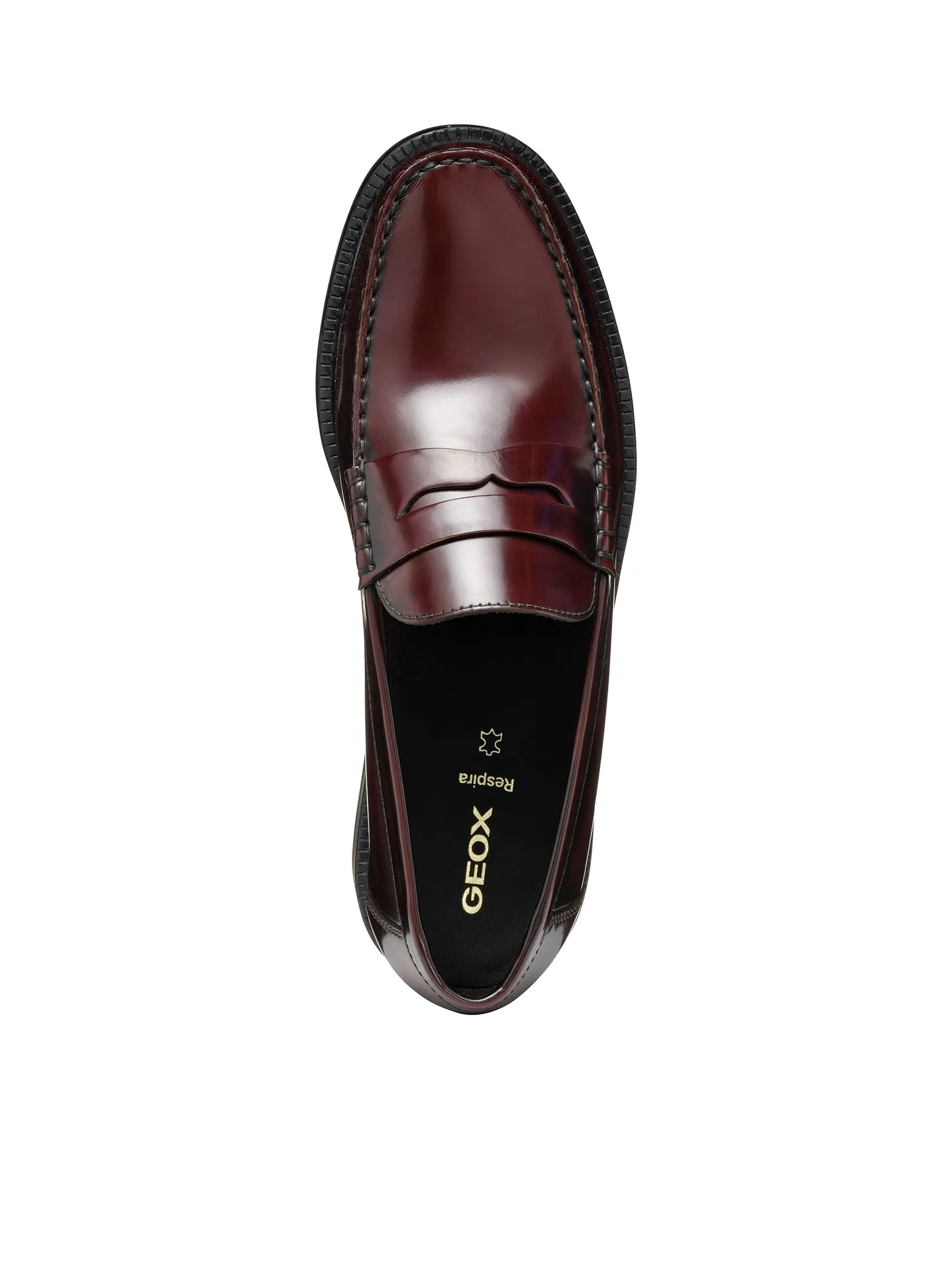 GEOX Men Leather Shoes Moccasins Recanati 3SS25