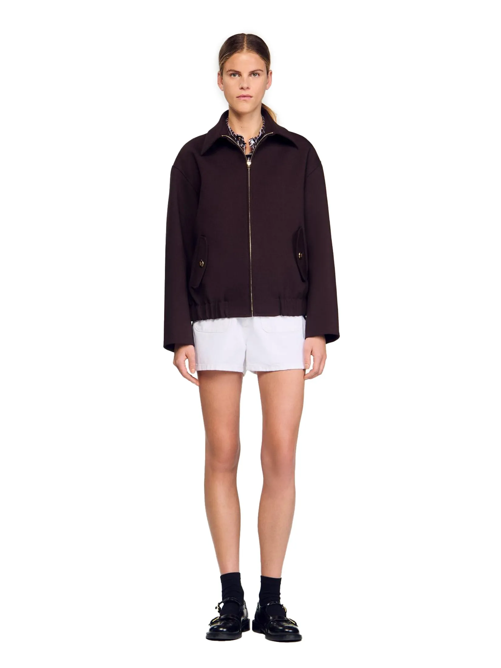 SANDRO Oversized Jacket