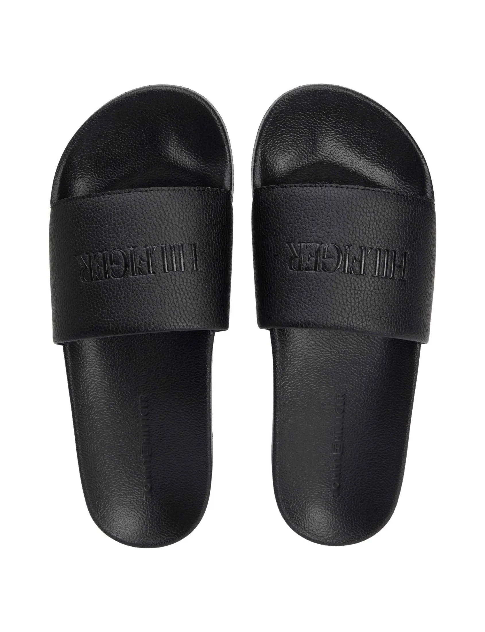 TOMMY HILFIGER MEN SLIDES Black