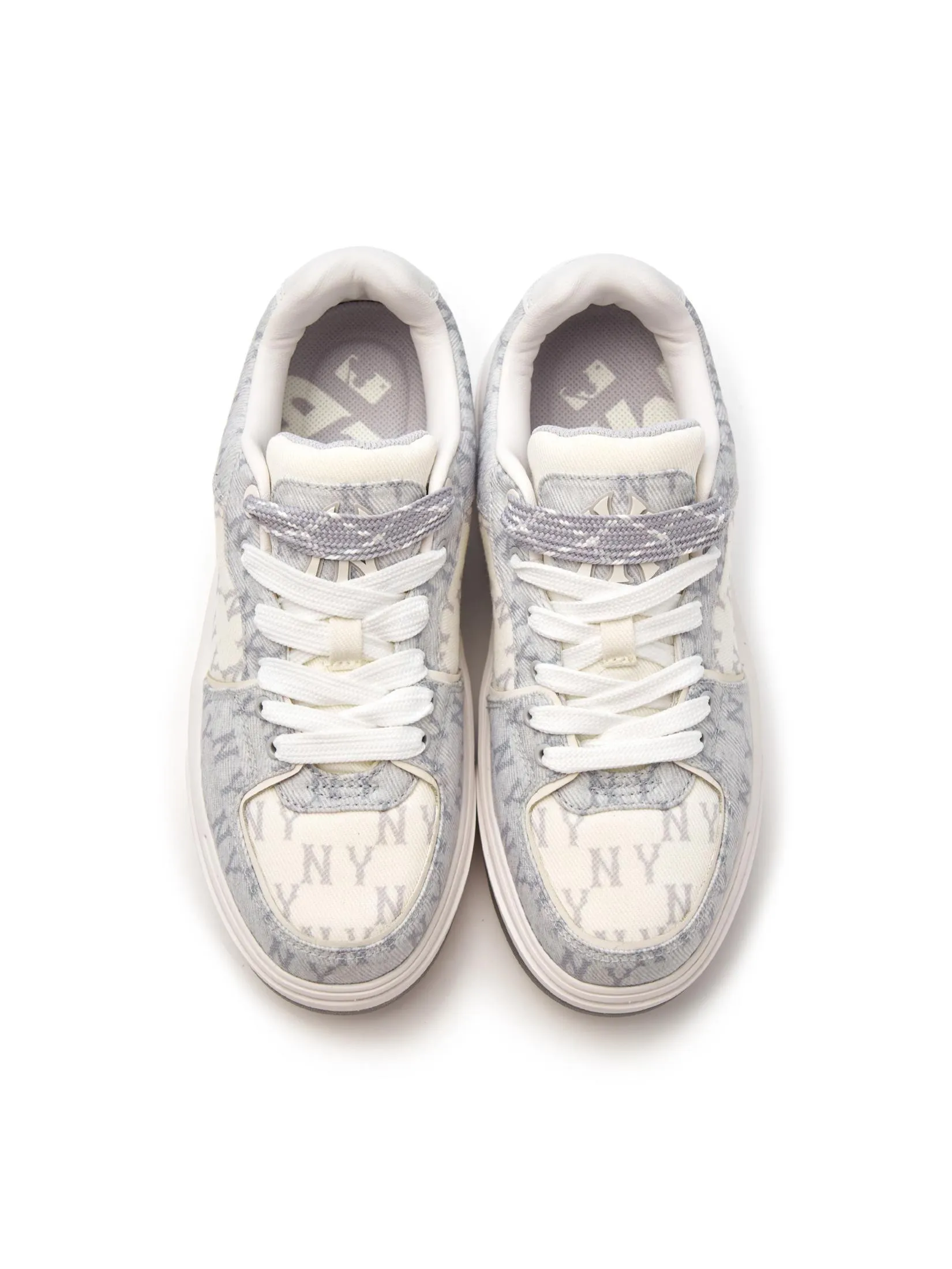 MLB Unisex Chunky Liner Denim Classic Monogram Model 3ASXD065N 50GRS Grey