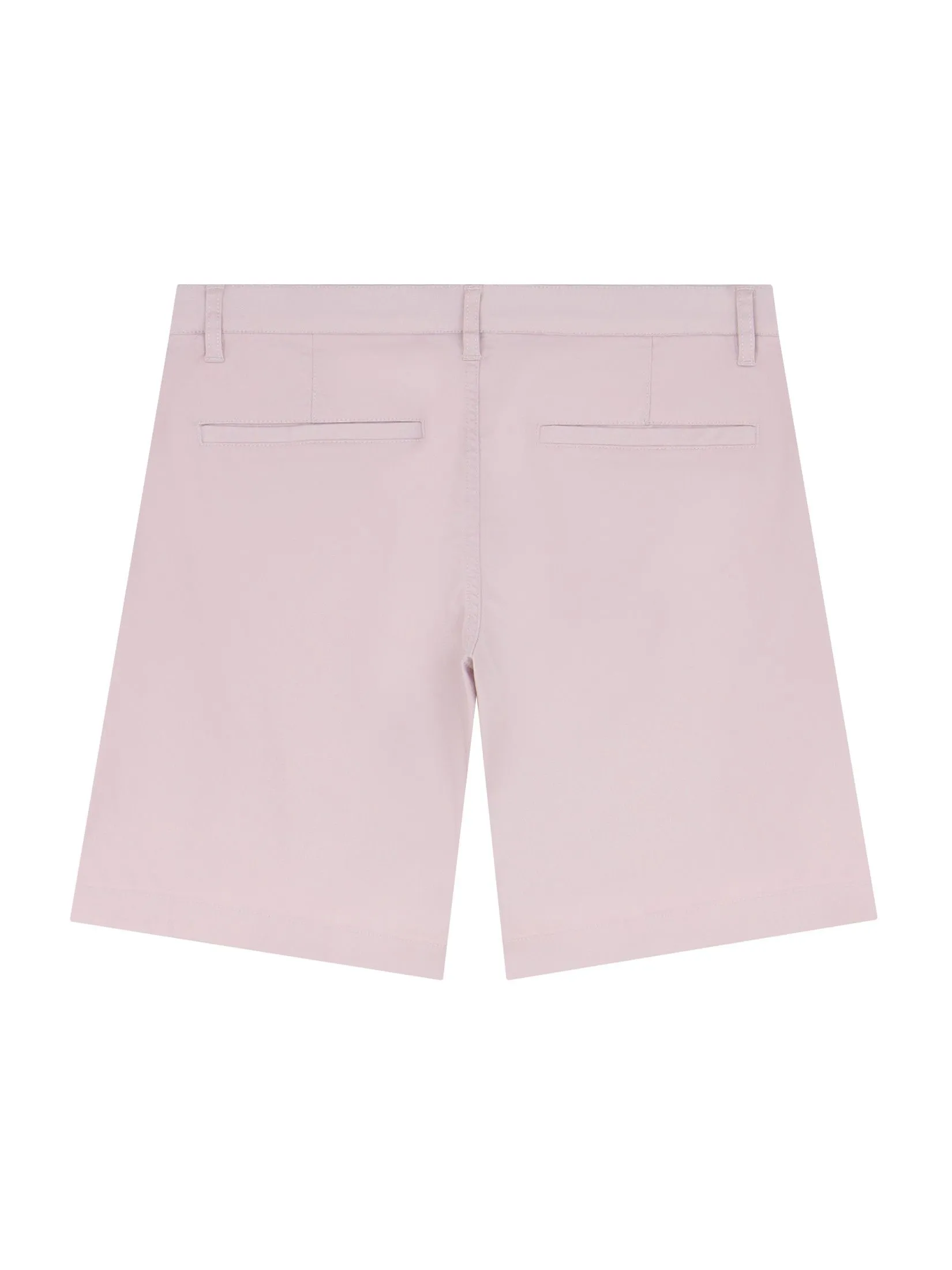 GIORDANO Men's Slim Taper Shorts (180° Elastic Waist) Burnished Lilac Pink